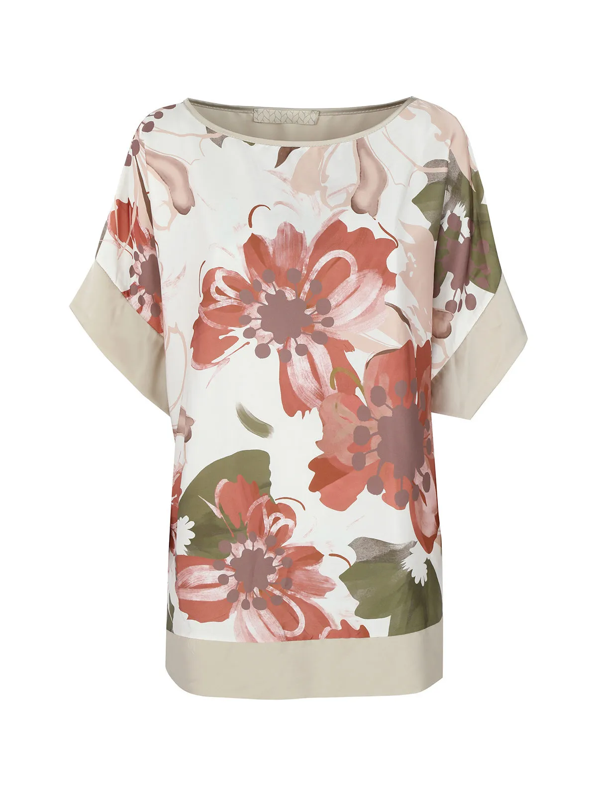 Caspiche Blouse femme oversize à manches courtes