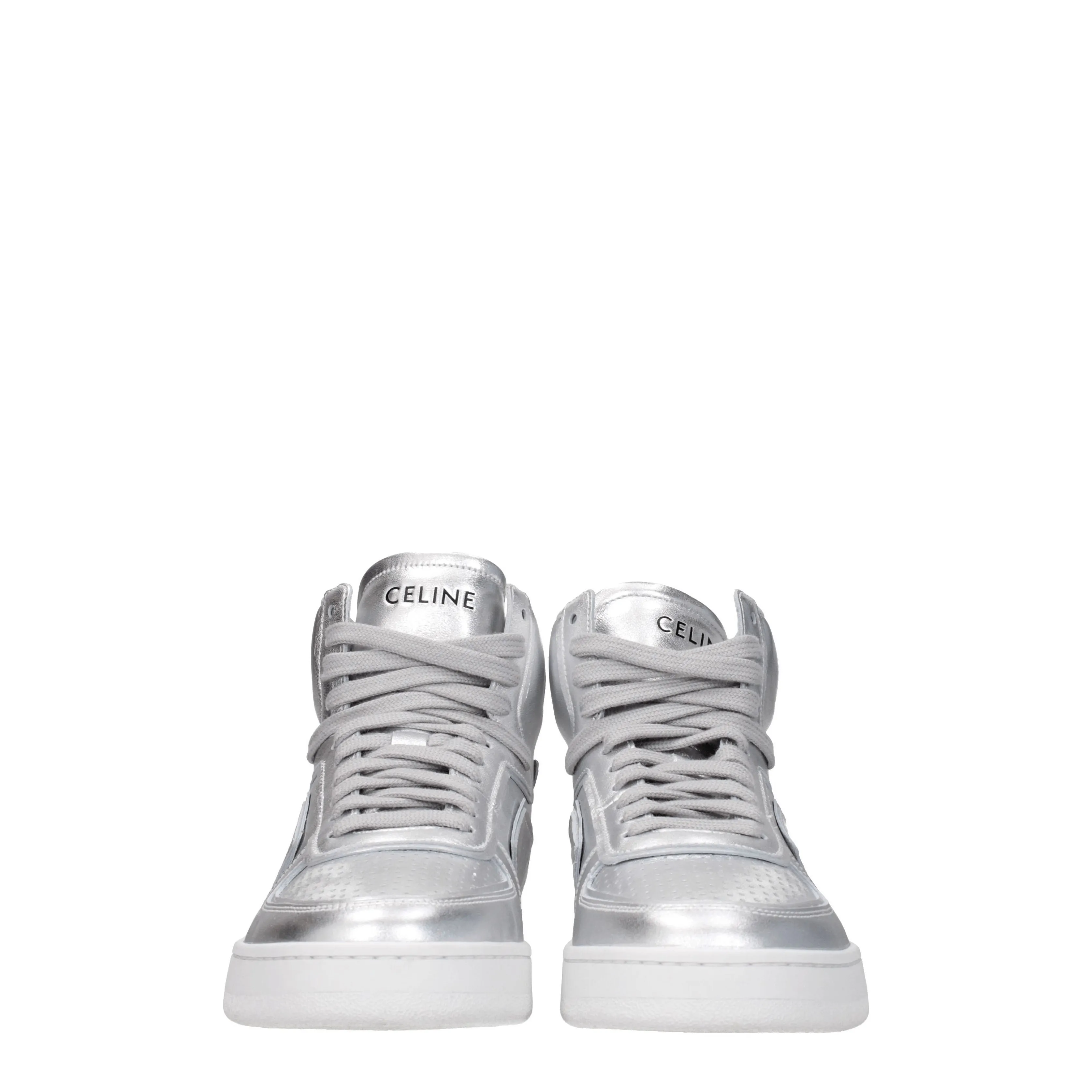 Celine Sneakers Uomo Pelle Argento