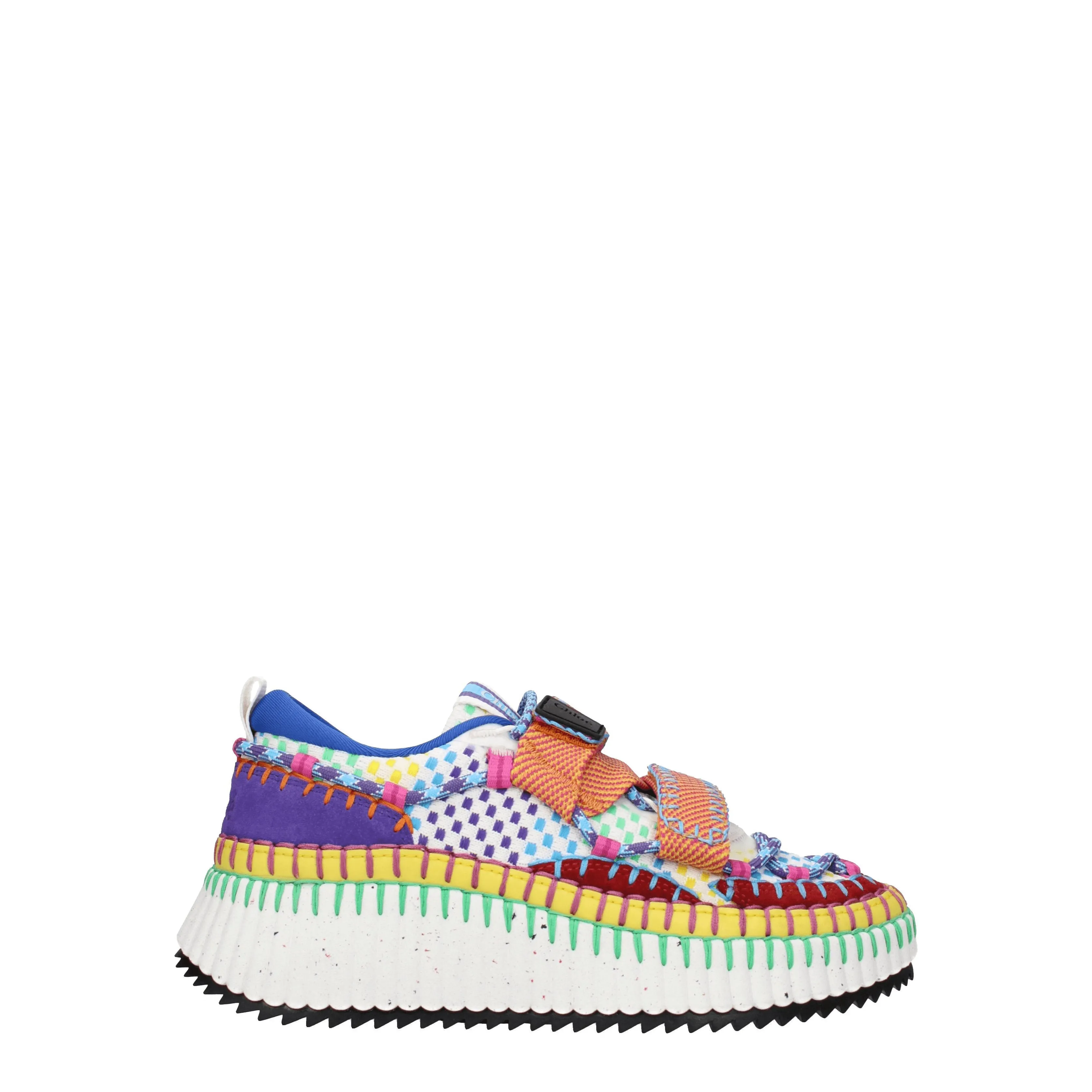 Chloé Sneakers Donna Tessuto Multicolore