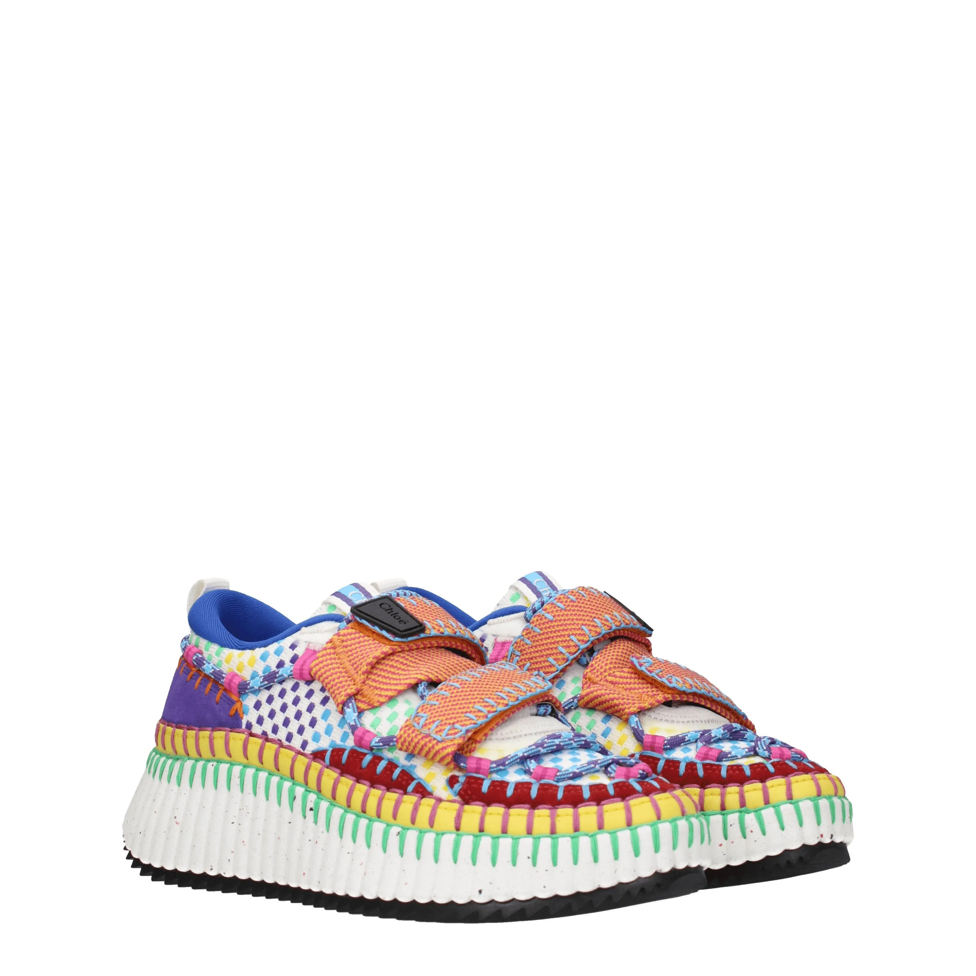 Chloé Sneakers Donna Tessuto Multicolore