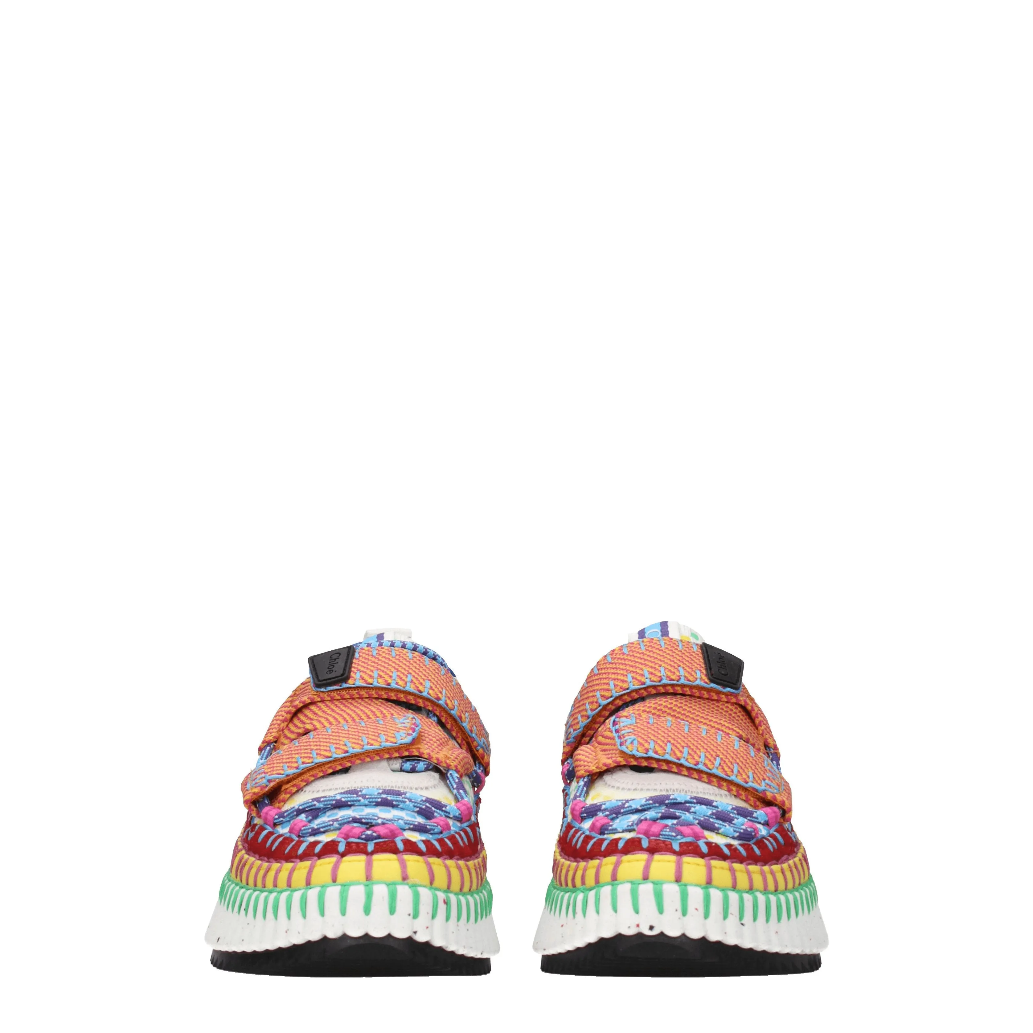 Chloé Sneakers Donna Tessuto Multicolore