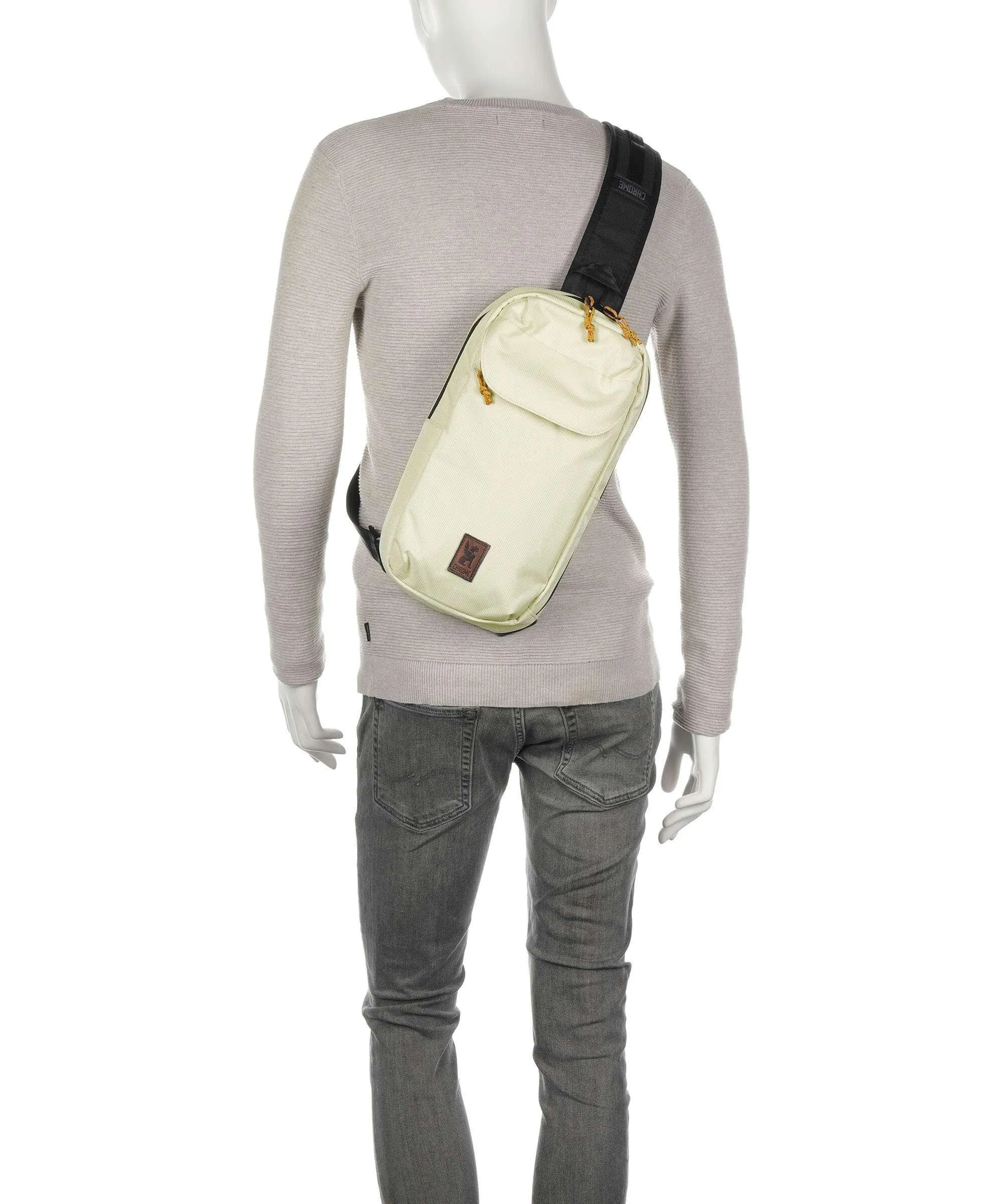  Chrome Ruckas Borsa sling poliestere riciclato avorio  