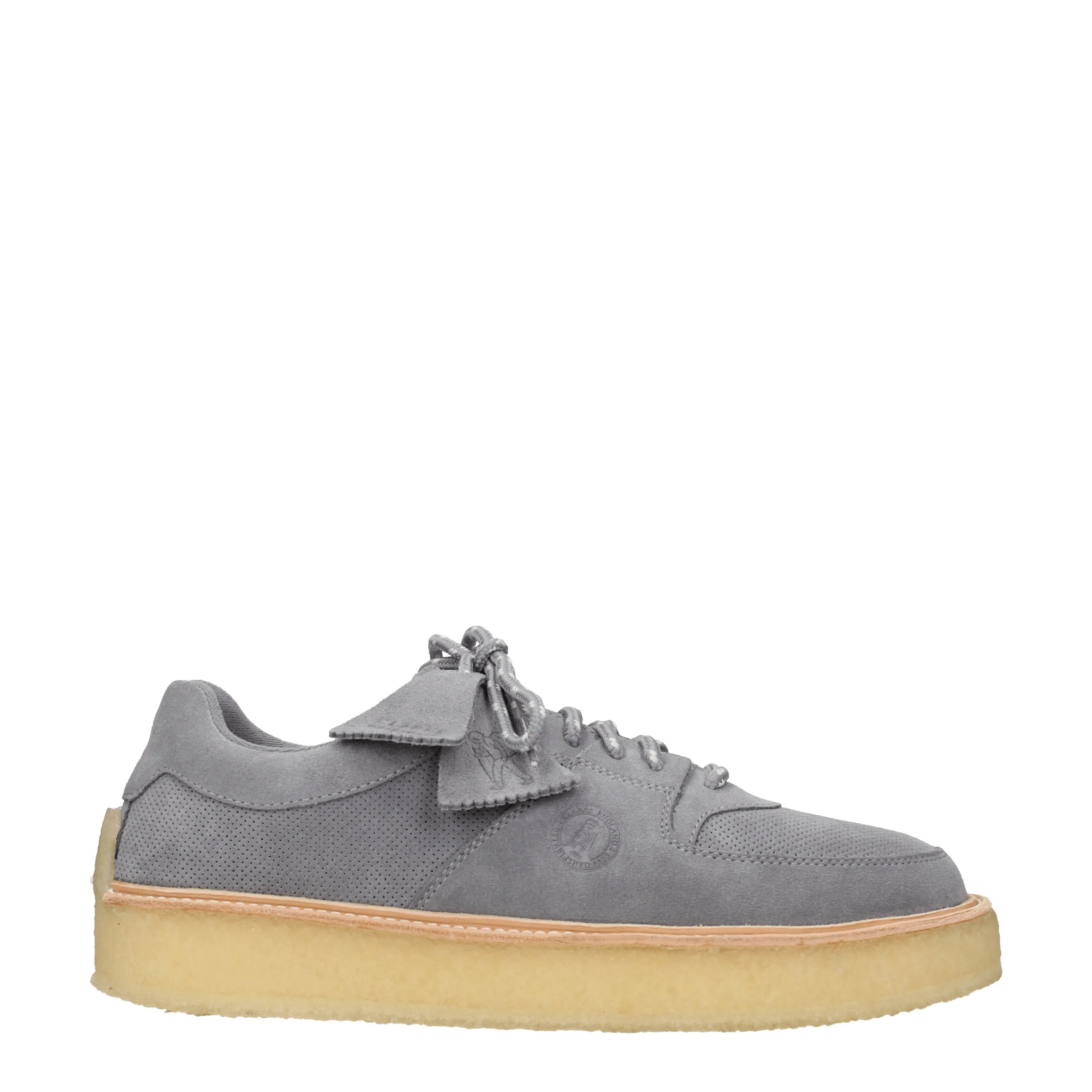 Clarks Sneakers Uomo Camoscio Grigio/Grigio Scuro