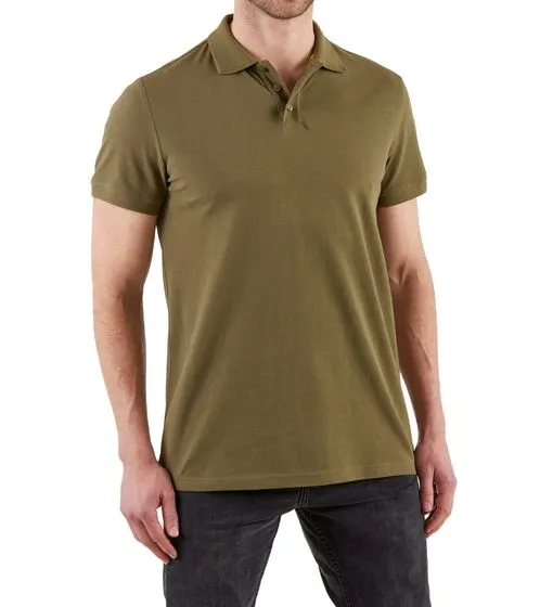 Confezione da 2 polo uomo NORTHERN COUNTRY con portapenne camicia in cotone camicia da lavoro 00010613 verde o nera
