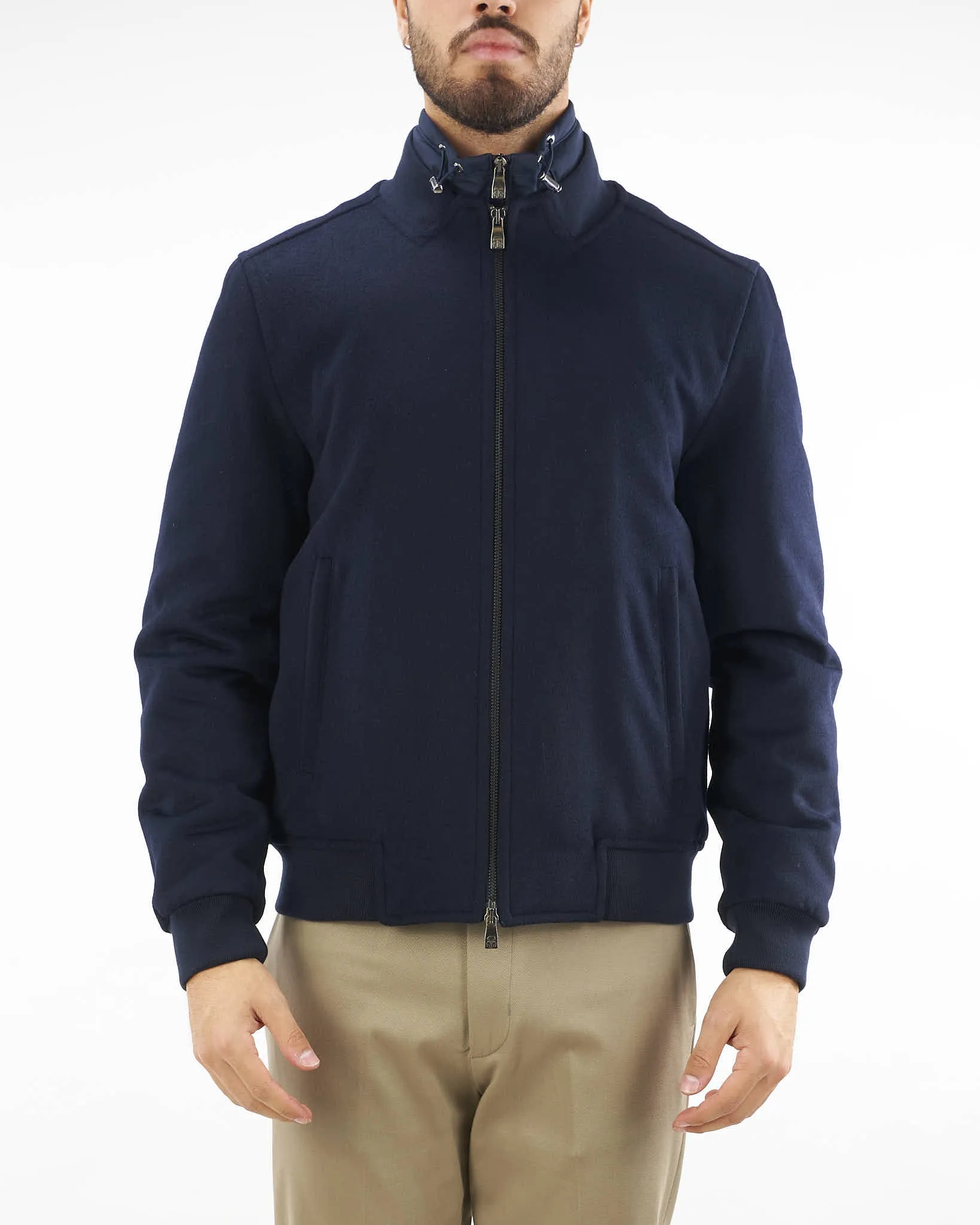 CORNELIANI Bomber imbottito in lana Corneliani