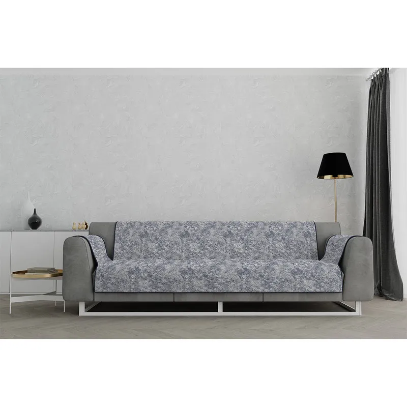 DATEX Copridivano antiscivolo GLAMOUR, blu scuro