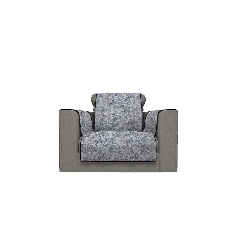 DATEX Copridivano antiscivolo GLAMOUR, blu scuro