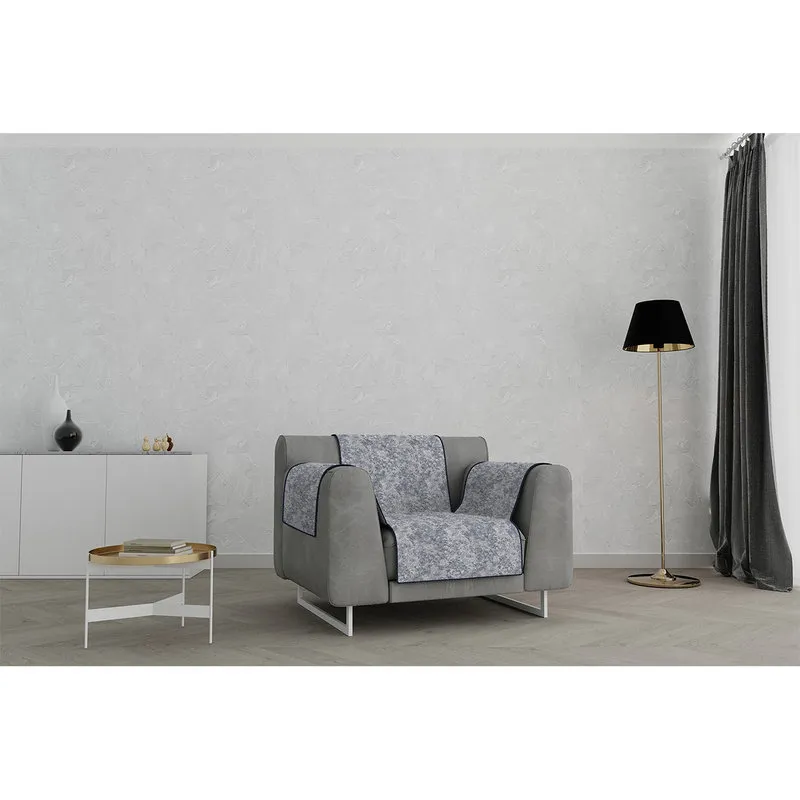 DATEX Copridivano antiscivolo GLAMOUR, blu scuro