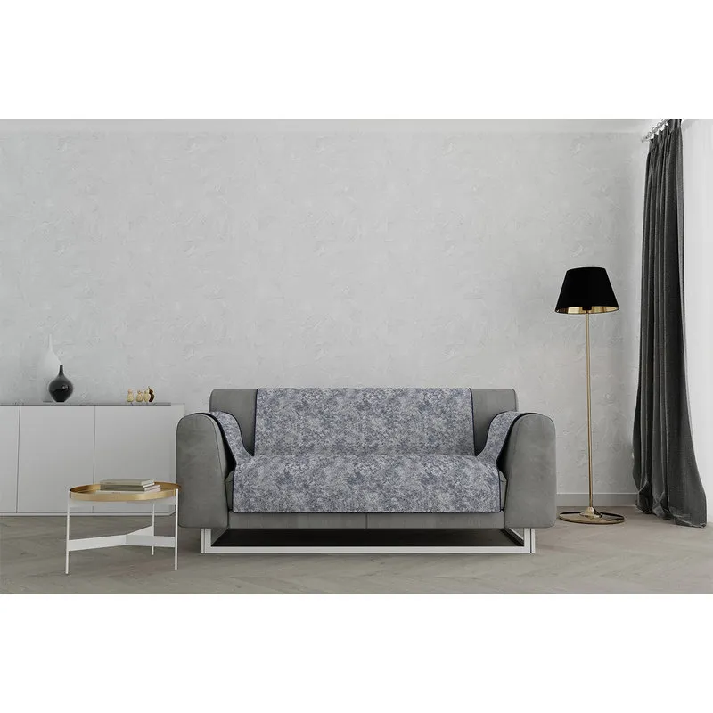 DATEX Copridivano antiscivolo GLAMOUR, blu scuro