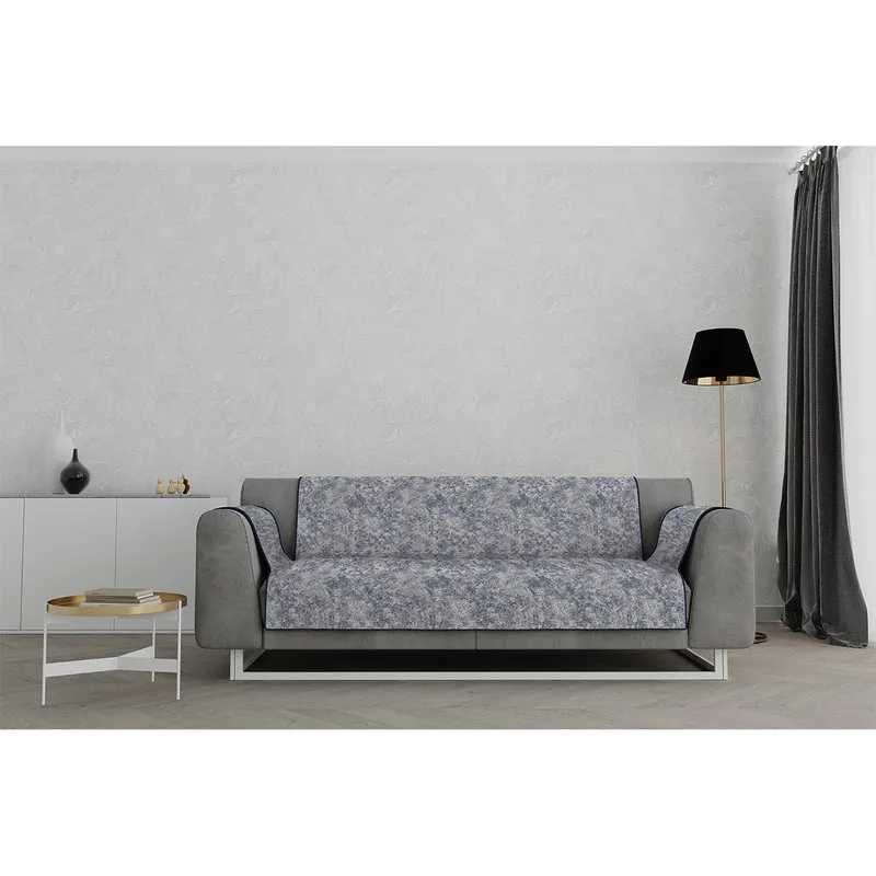 DATEX Copridivano antiscivolo GLAMOUR, blu scuro