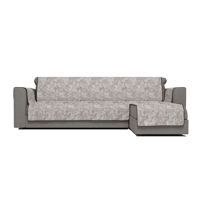 DATEX Copridivano antiscivolo penisola DX GLAMOUR, marrone