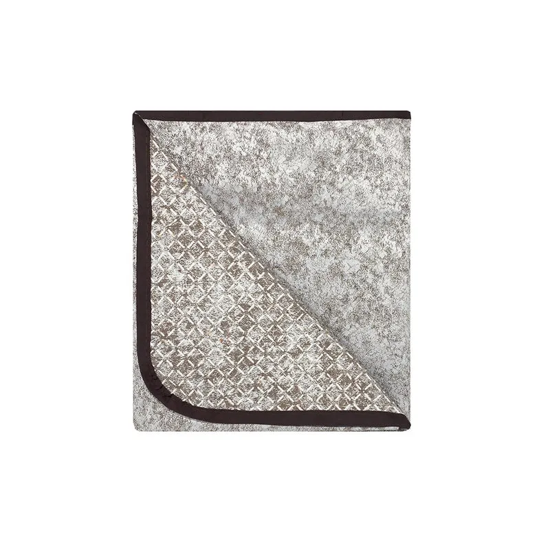 DATEX Copridivano antiscivolo penisola DX GLAMOUR, marrone