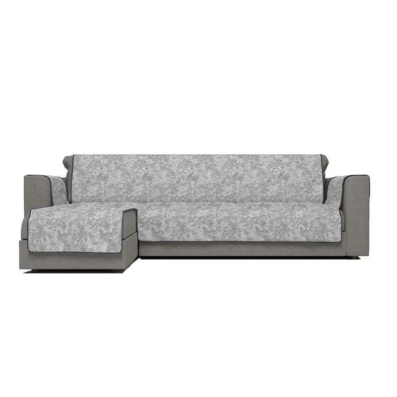 DATEX Copridivano antiscivolo penisola SX GLAMOUR, grigio scuro
