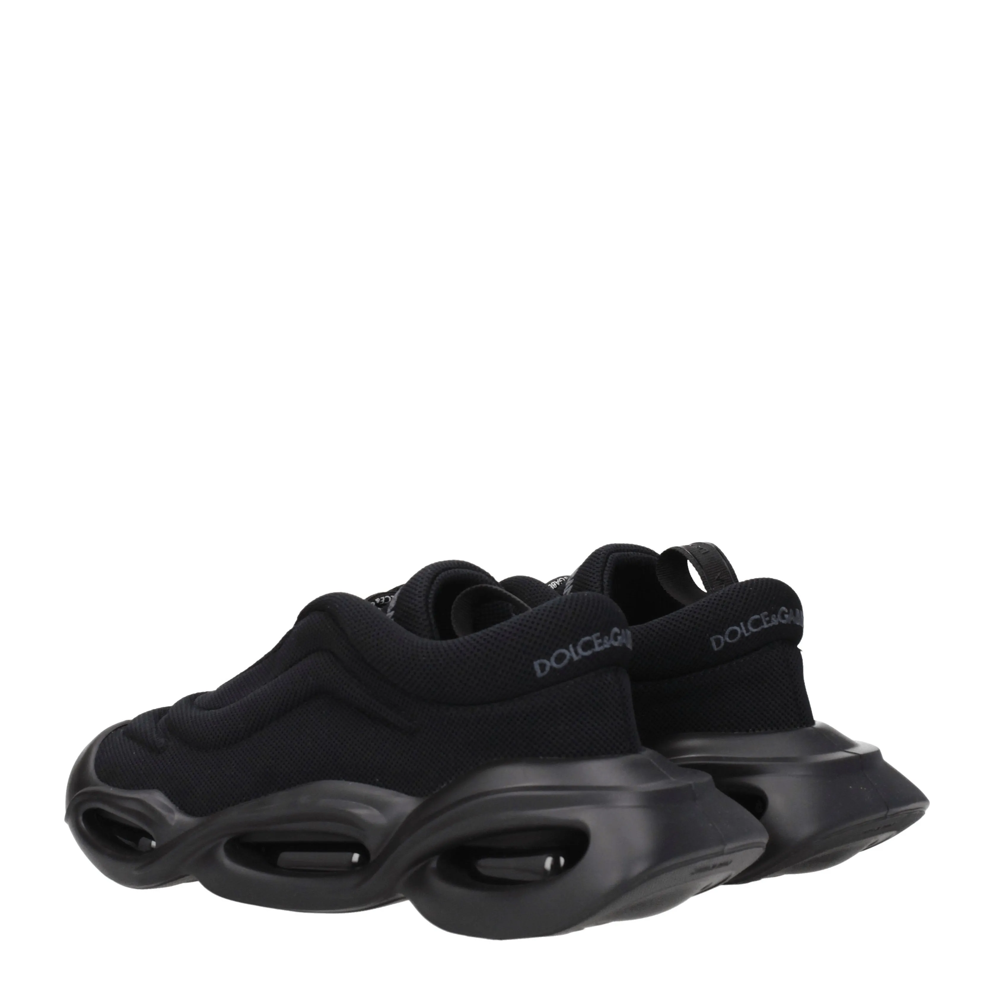 Dolce&Gabbana Sneakers Wave Uomo Tessuto Nero