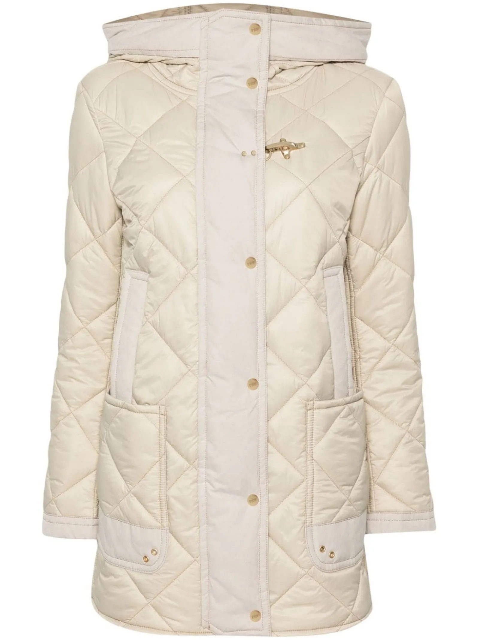 FAY Abbigliamento,Giubbotti Parka imbottito beige 