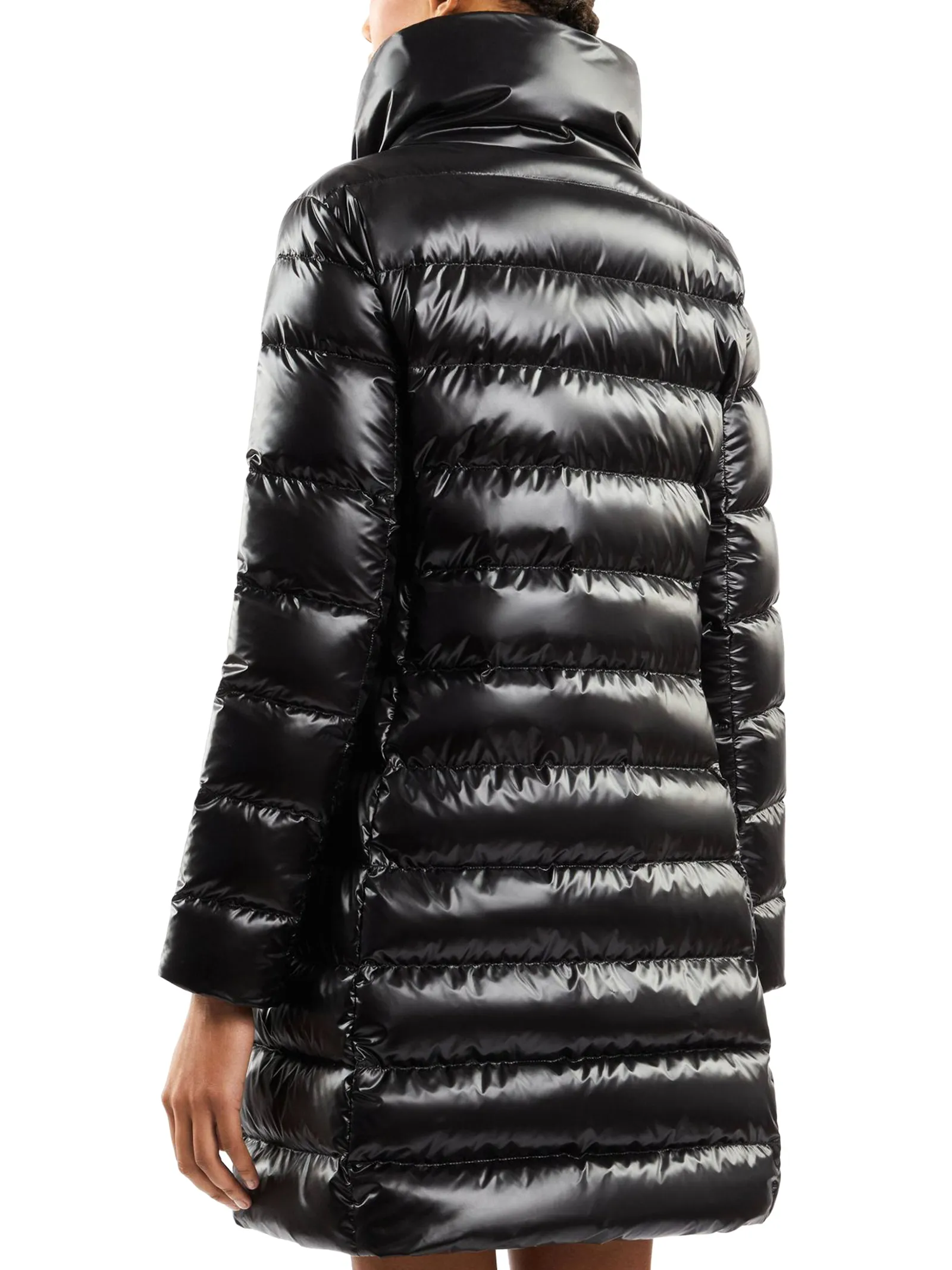 FAY Abbigliamento,Giubbotti Piumino lungo in nylon down proof nero 