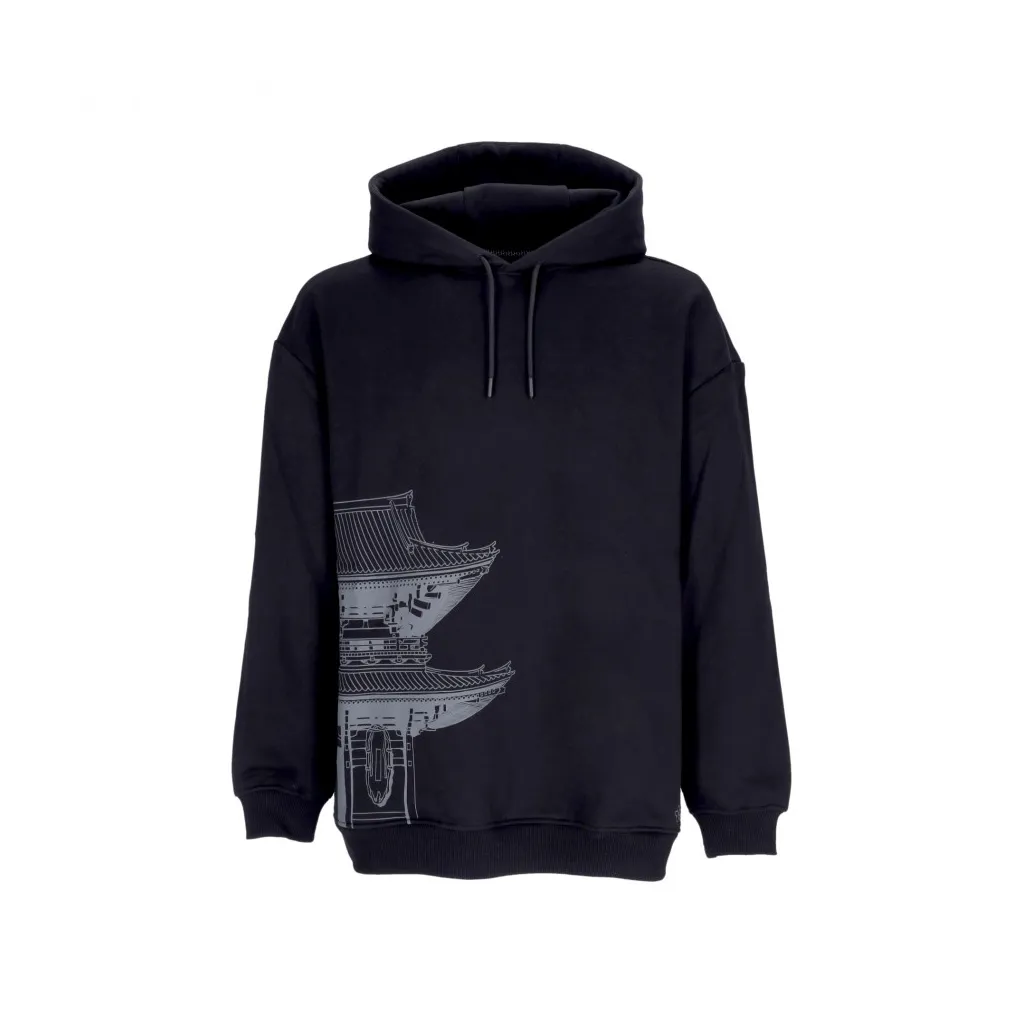 felpa cappuccio uomo bench tokyo oversize hoodie BLACK
