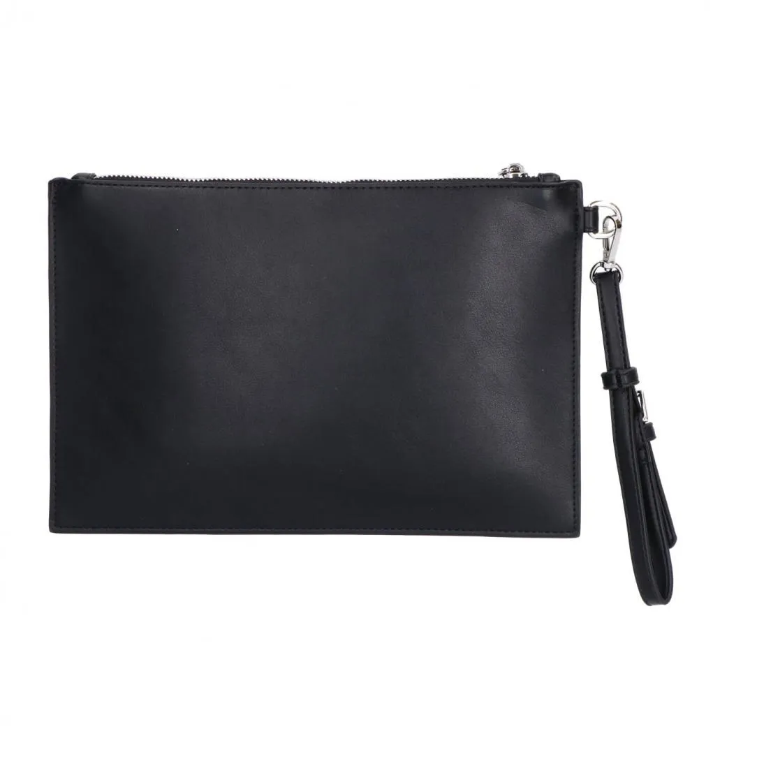 GAACW00156 REG POCHETTE MAXI LOGO Nero