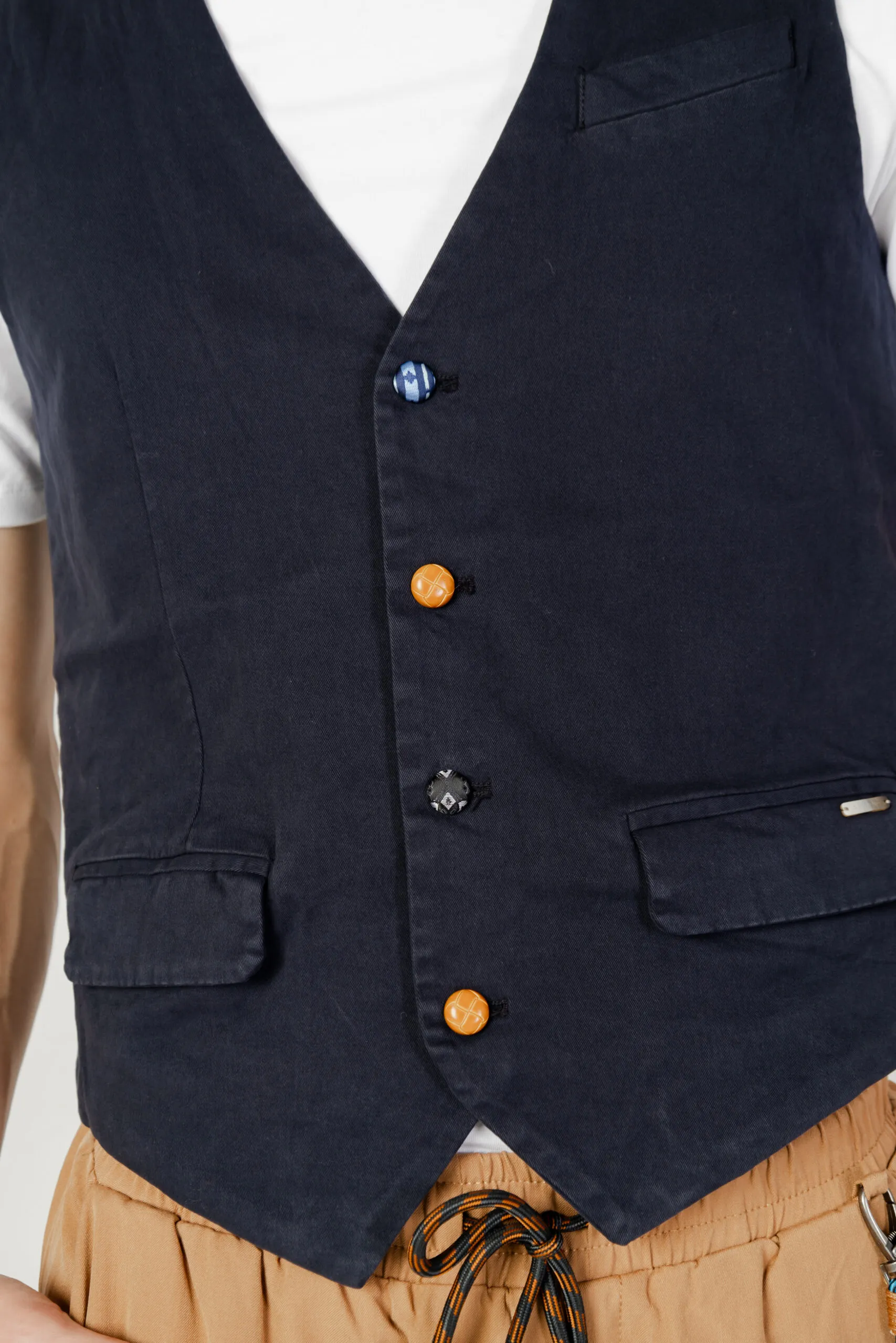 Gilet da completo Gianni Lupo  Blu