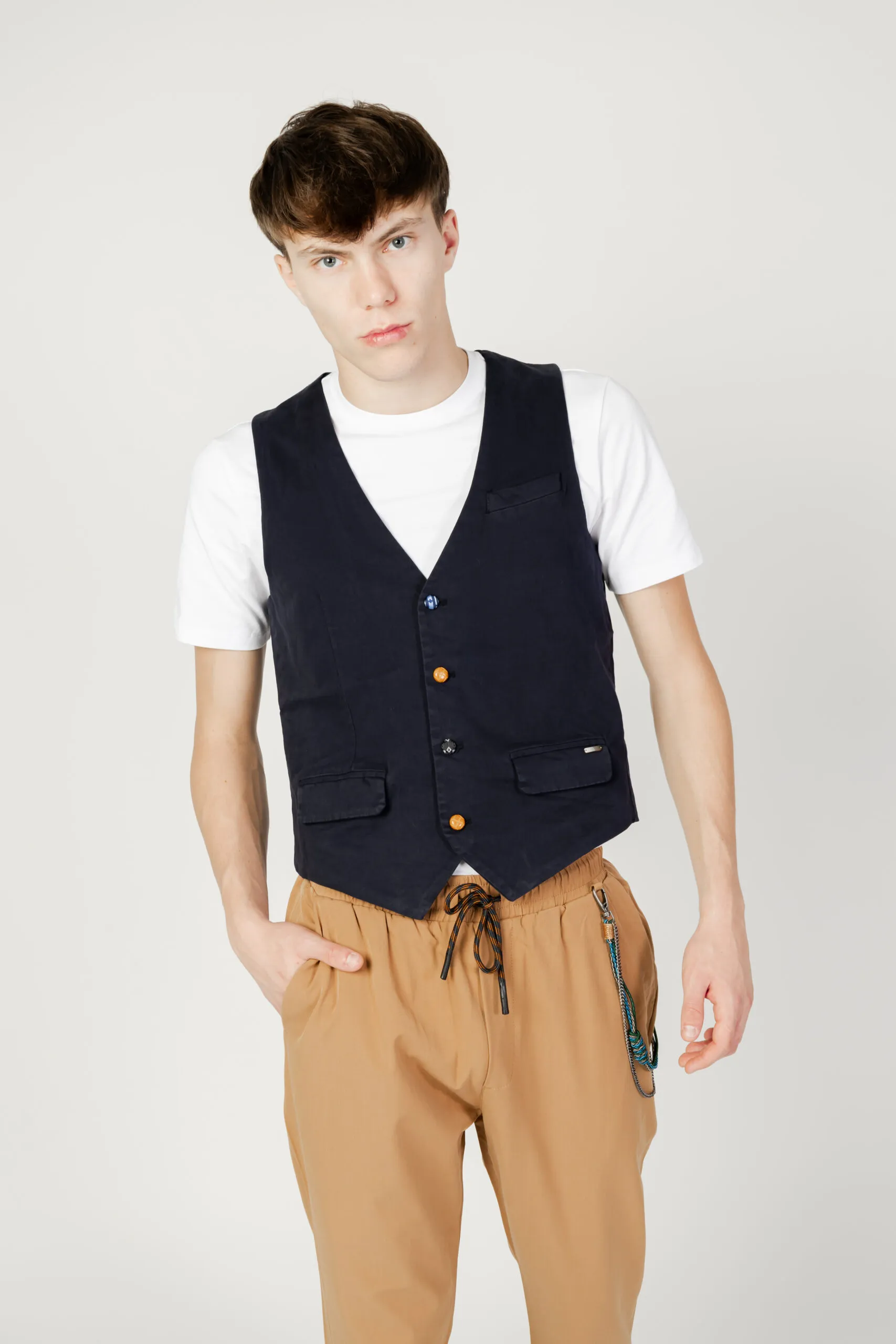 Gilet da completo Gianni Lupo  Blu