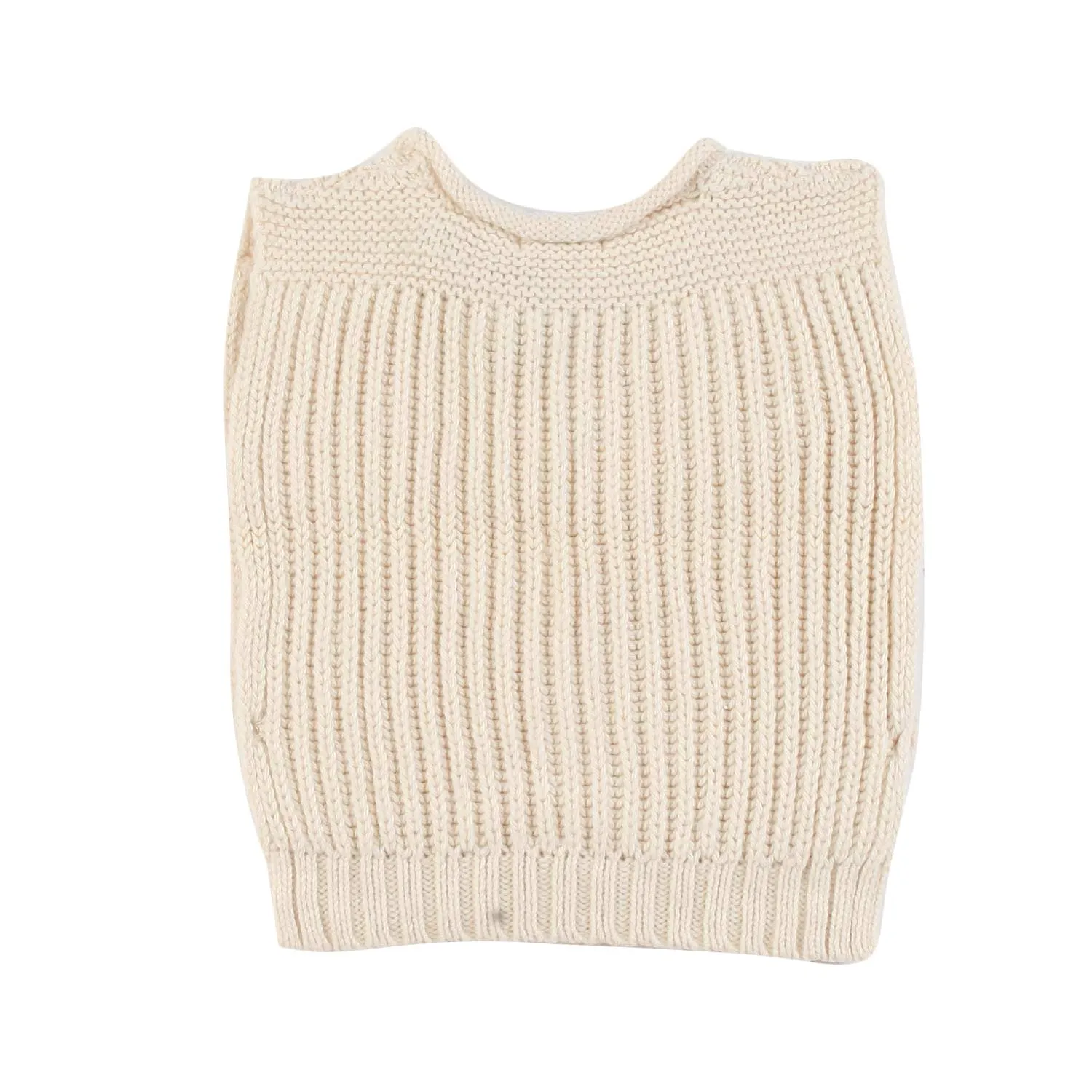 Gilet Philo Ecru Bimbo E Bimba