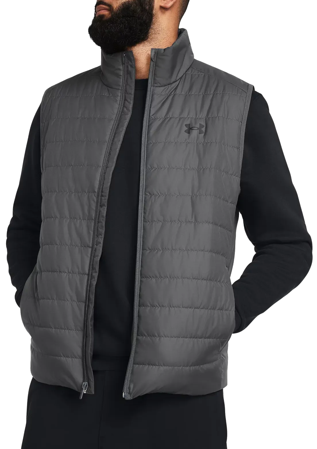Gilet Under Armour STORM INSULATE RUN VEST-GRY