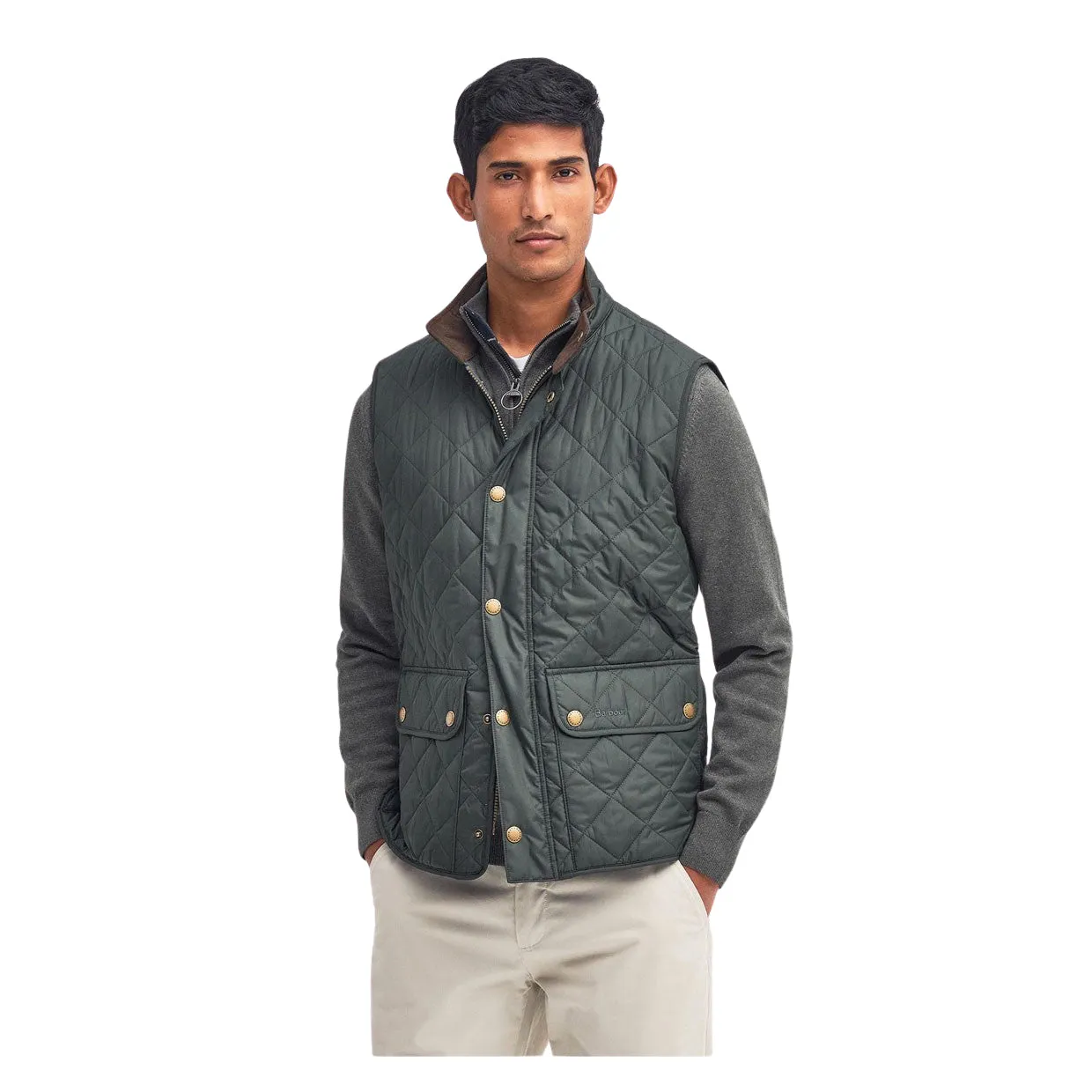 Gilet Uomo Barbour Lowerdale Verde Scuro