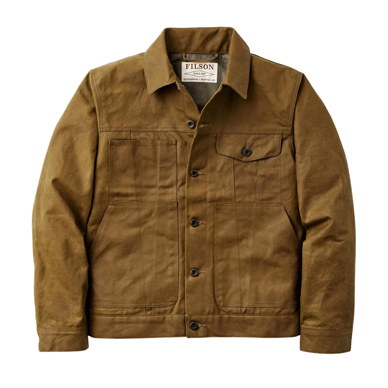 Giubbino Uomo Filson Short Lined Cruiser Marrone