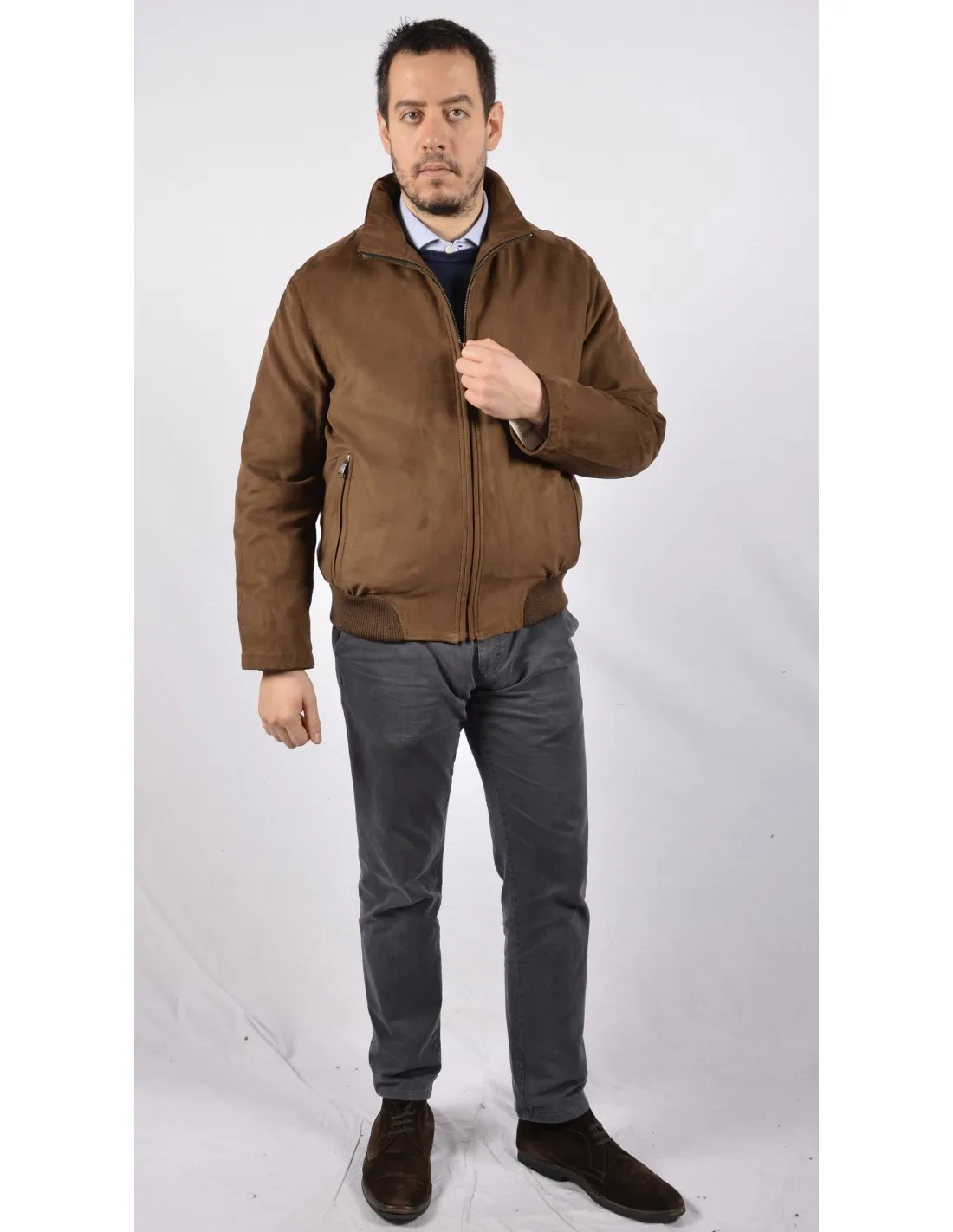 Giubbotto Corto Bomber Imbottito BGT Beige mod Microma A / I