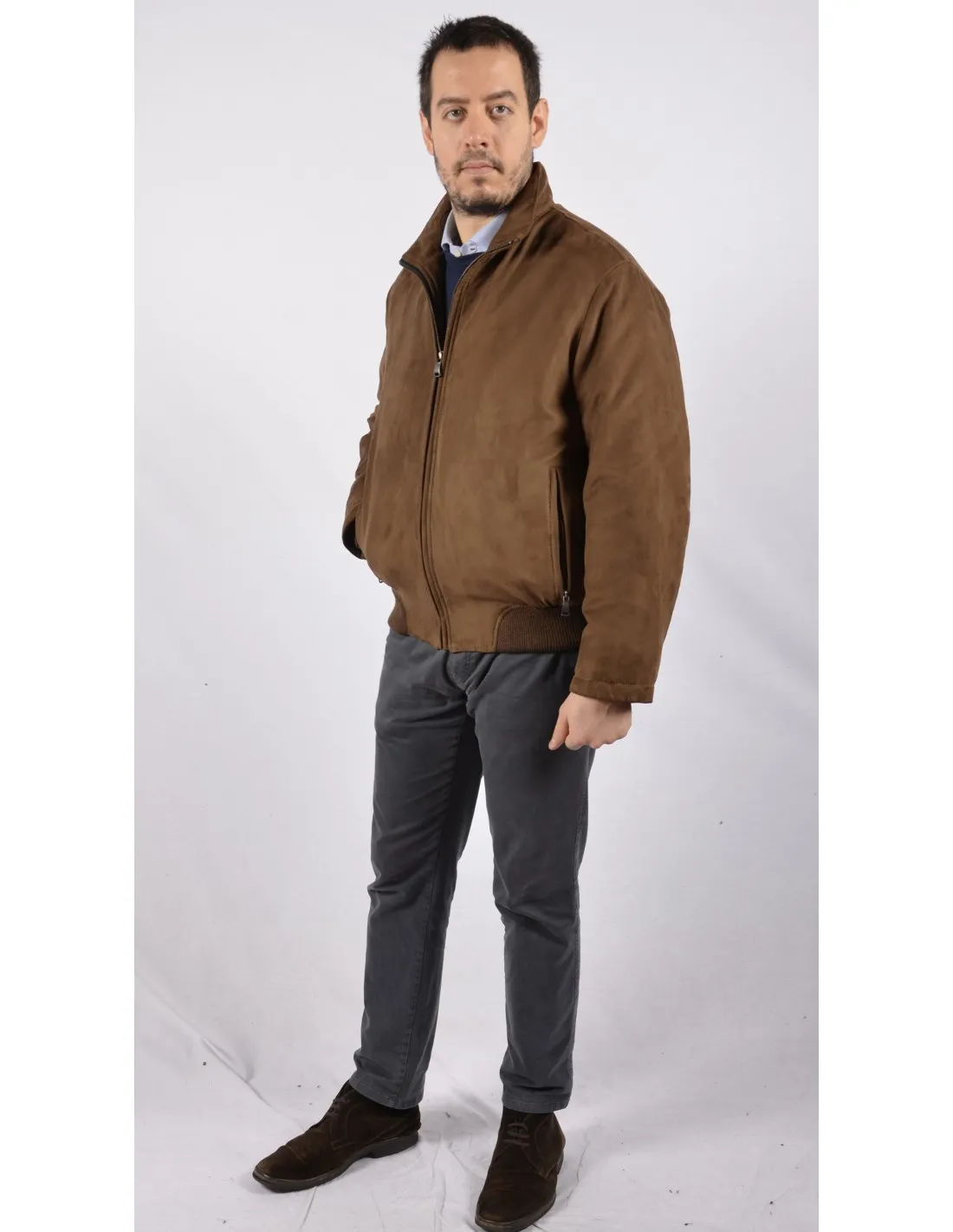 Giubbotto Corto Bomber Imbottito BGT Beige mod Microma A / I