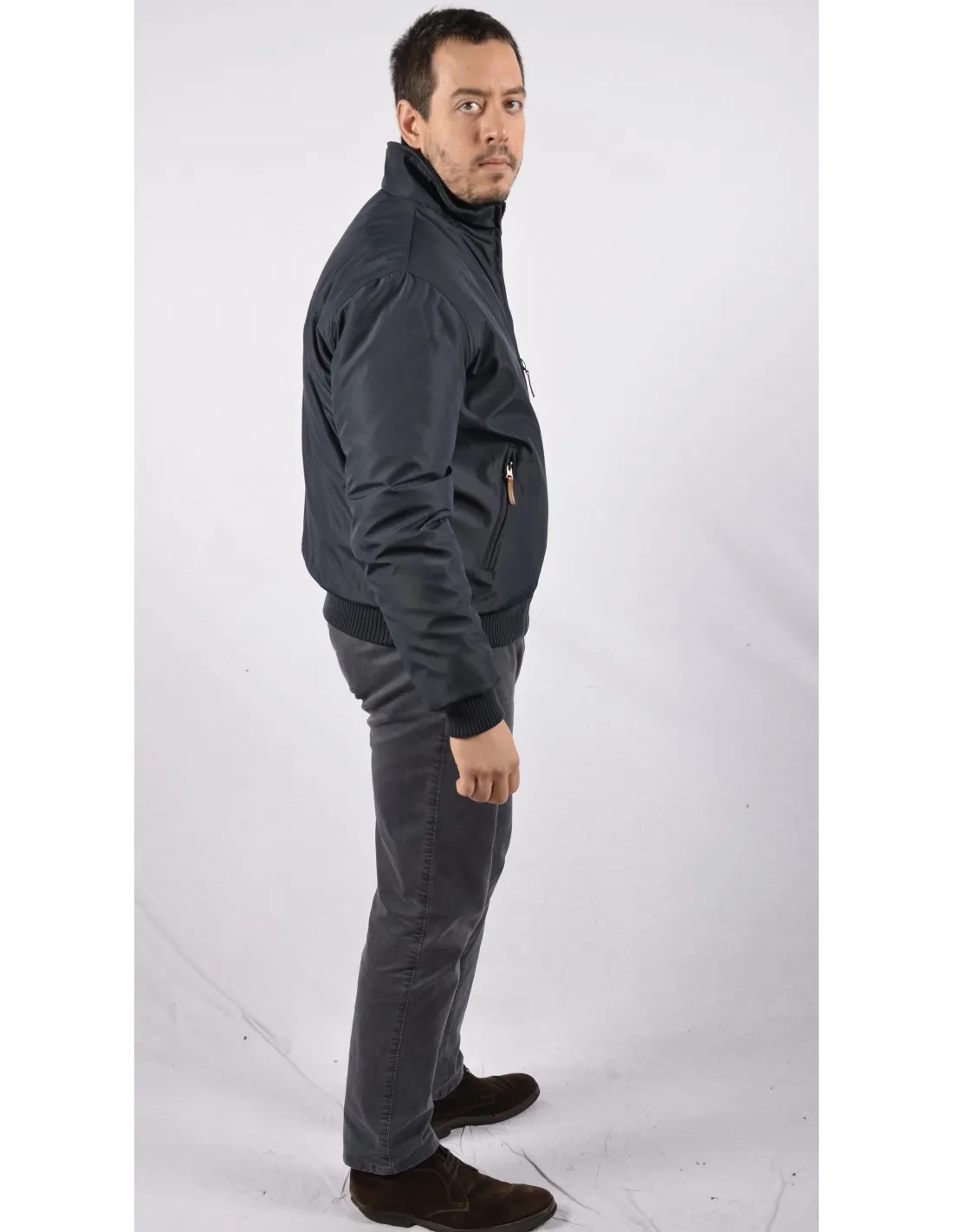 Giubbotto Corto Bomber Imbottito JPT blu mod Bonate A / I