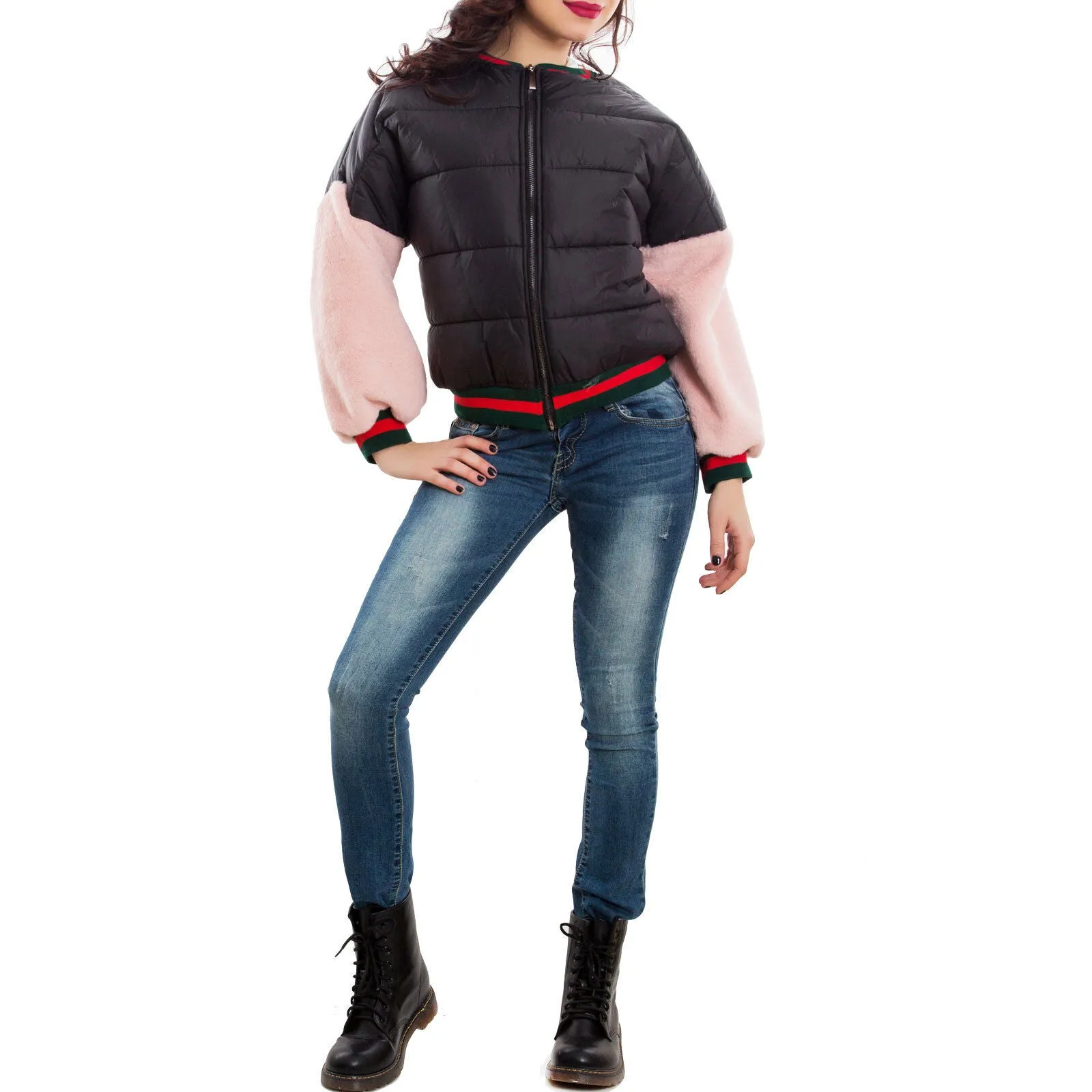 Giubbotto donna bomber imbottito GI-5025