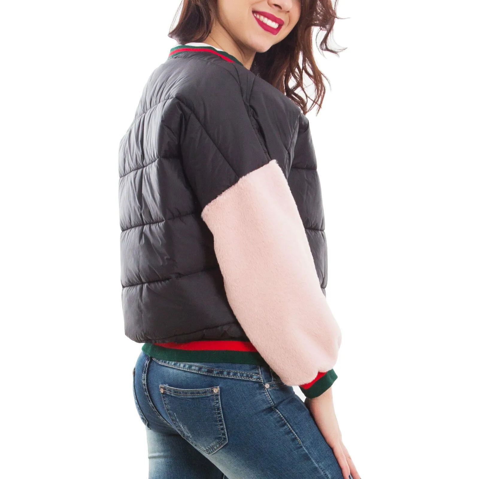Giubbotto donna bomber imbottito GI-5025