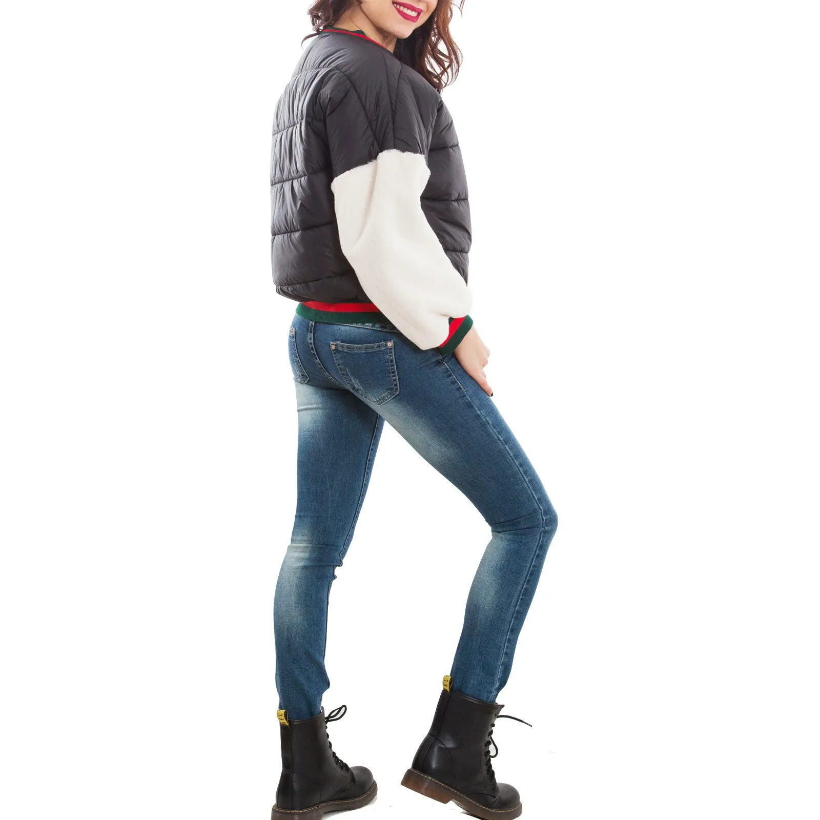 Giubbotto donna bomber imbottito GI-5025