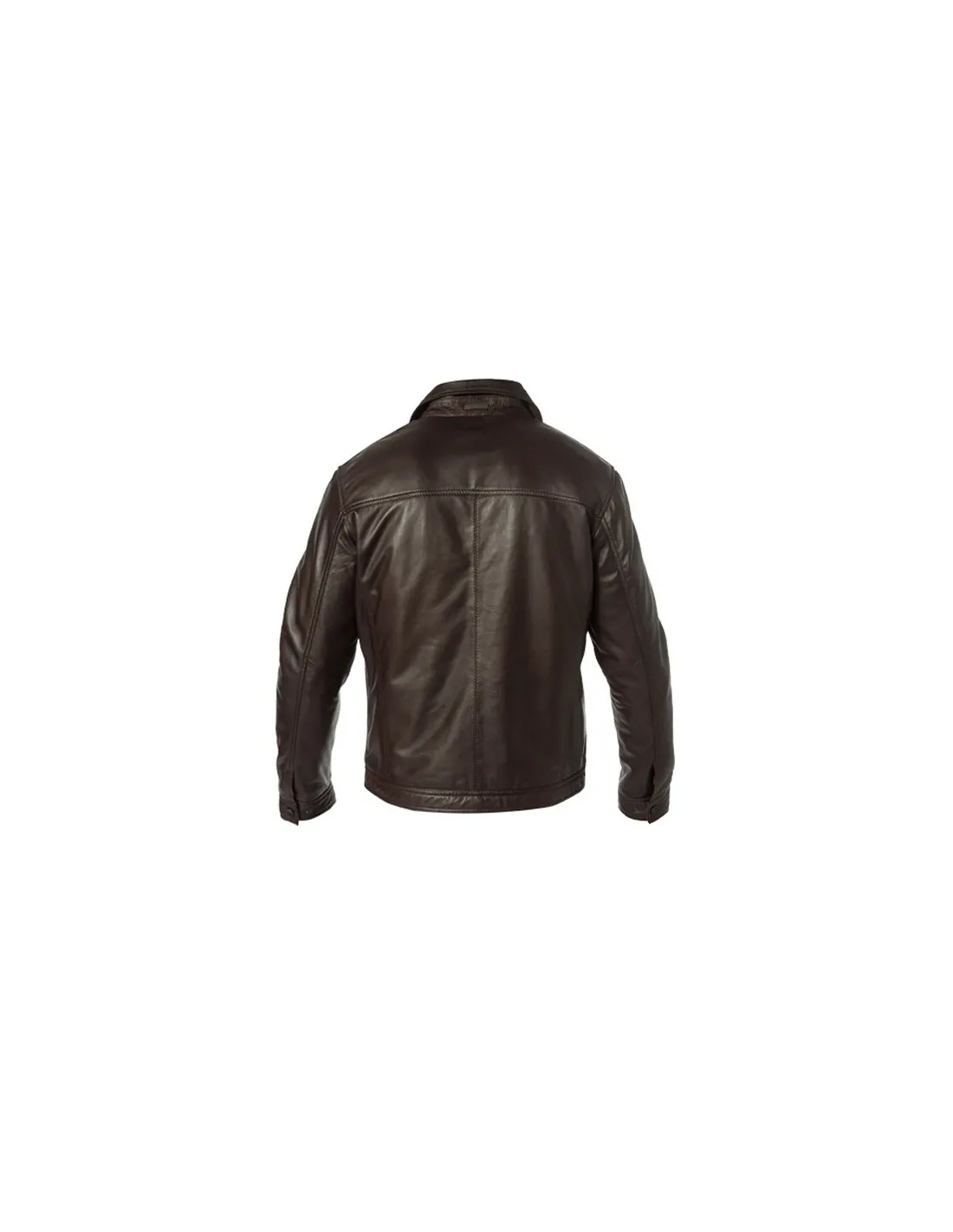 Giubbotto in vera Pelle Biker Moro Imbottito A / I BGT