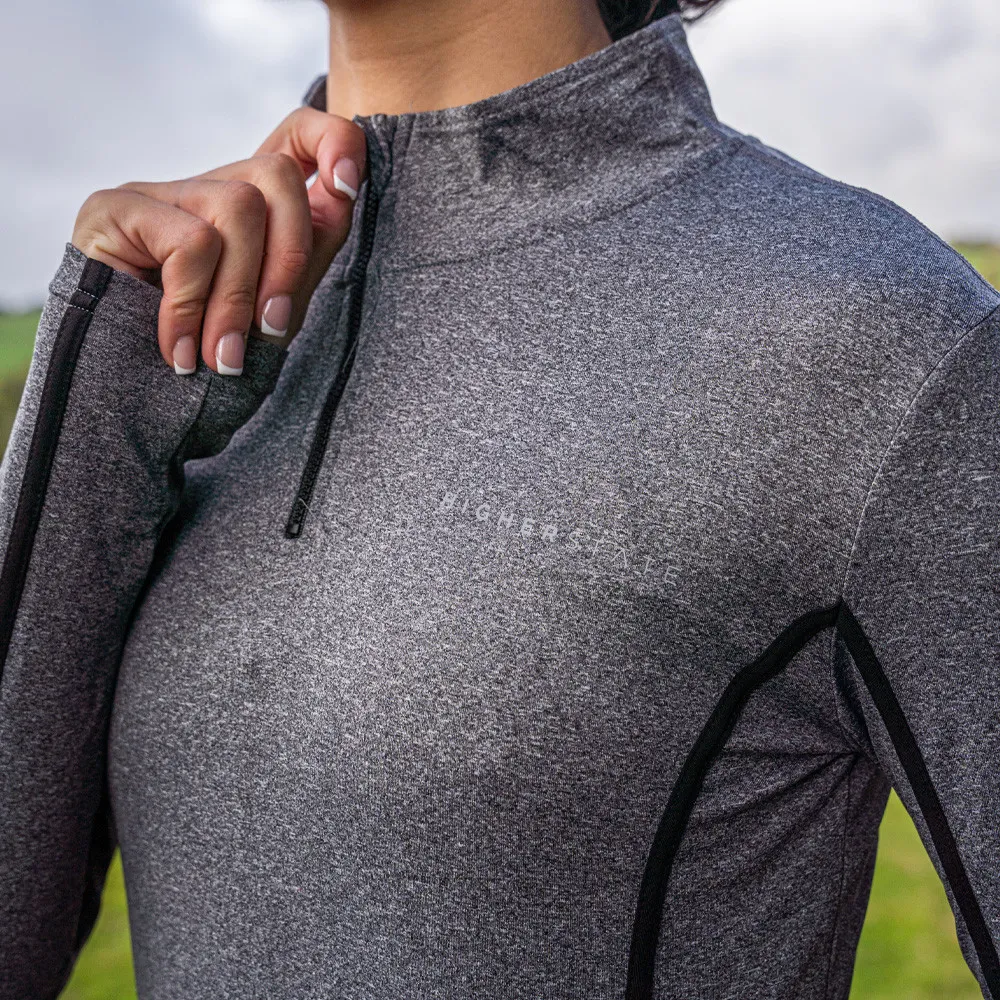 Higher State 1/4 Zip L/S Maglia da corsa per donna - AW22