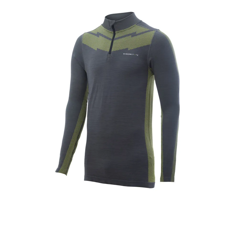 Higher State Seamfree Manica lunga Maglia con mezza cerniera