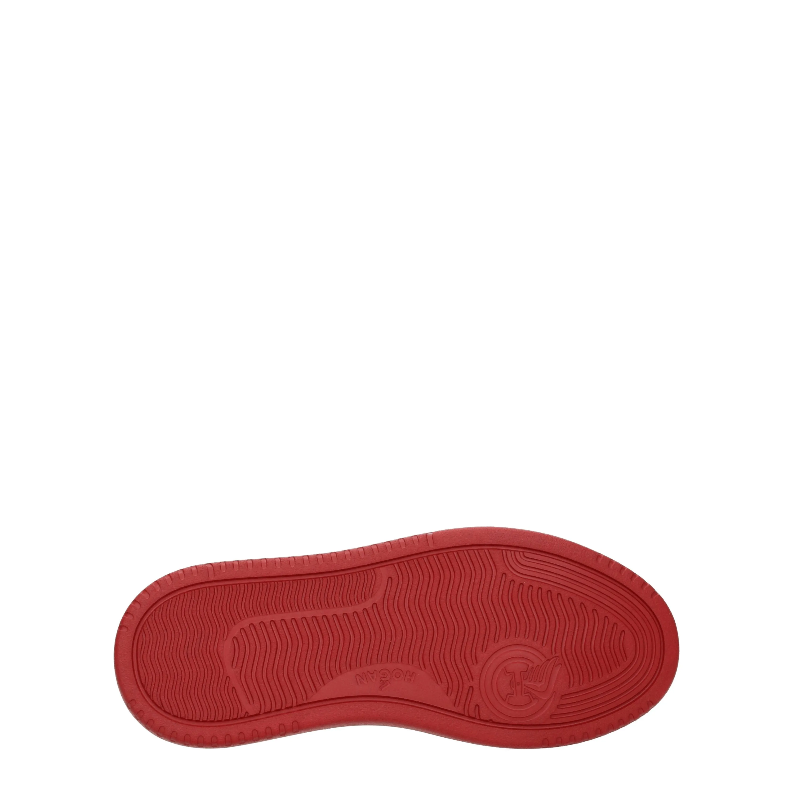 Hogan Sneakers H630 memory foam Donna Pelle Beige/Rosso