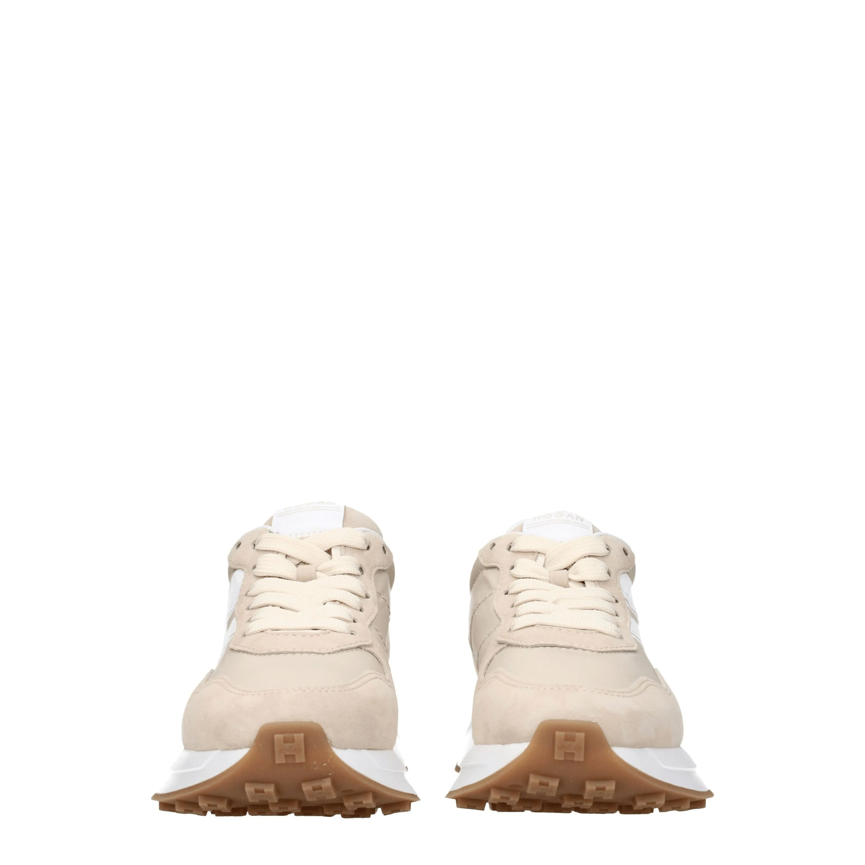 Hogan Sneakers H641 memory foam Donna Tessuto Beige