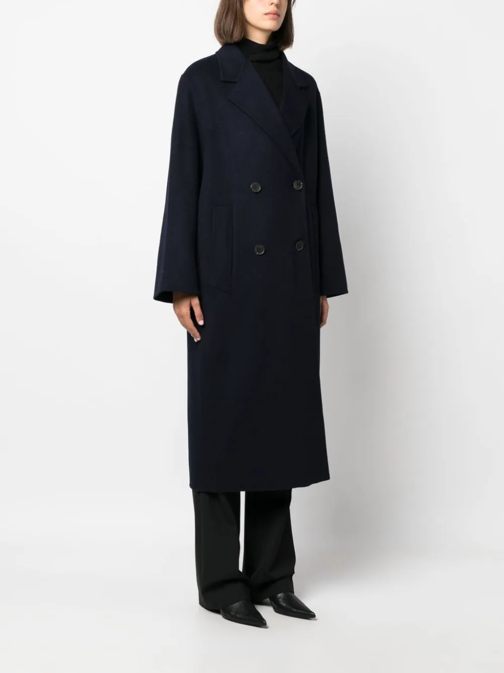 IVY OAK CLARA DOUBLE BREASTED OVERSIZE COAT