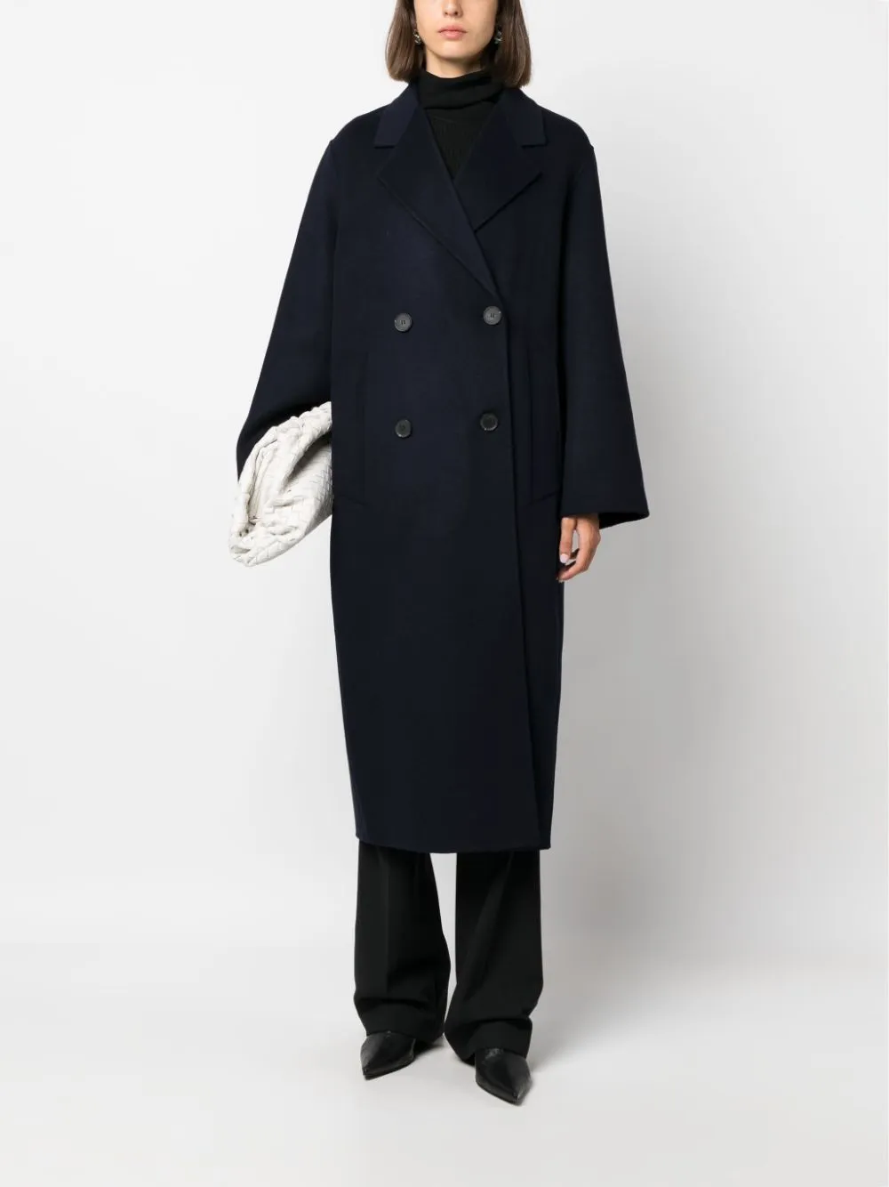 IVY OAK CLARA DOUBLE BREASTED OVERSIZE COAT