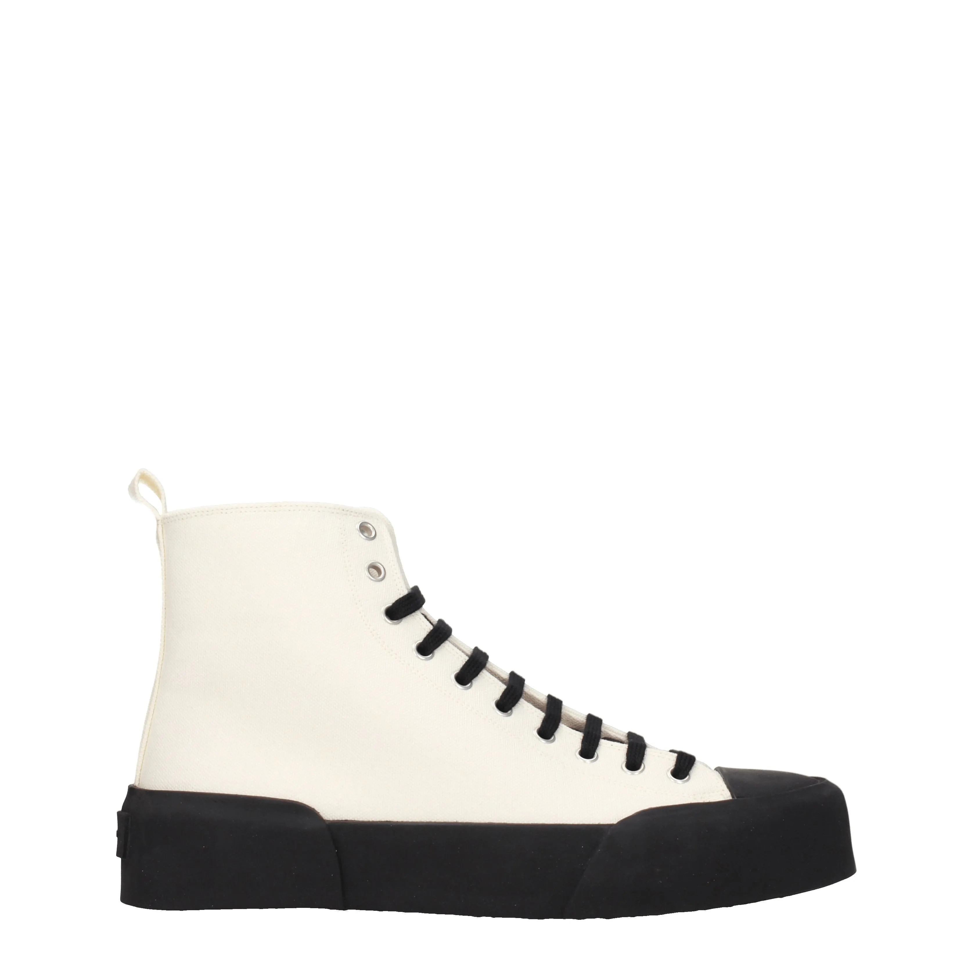 Jil Sander Sneakers Uomo Tessuto Beige/Nero