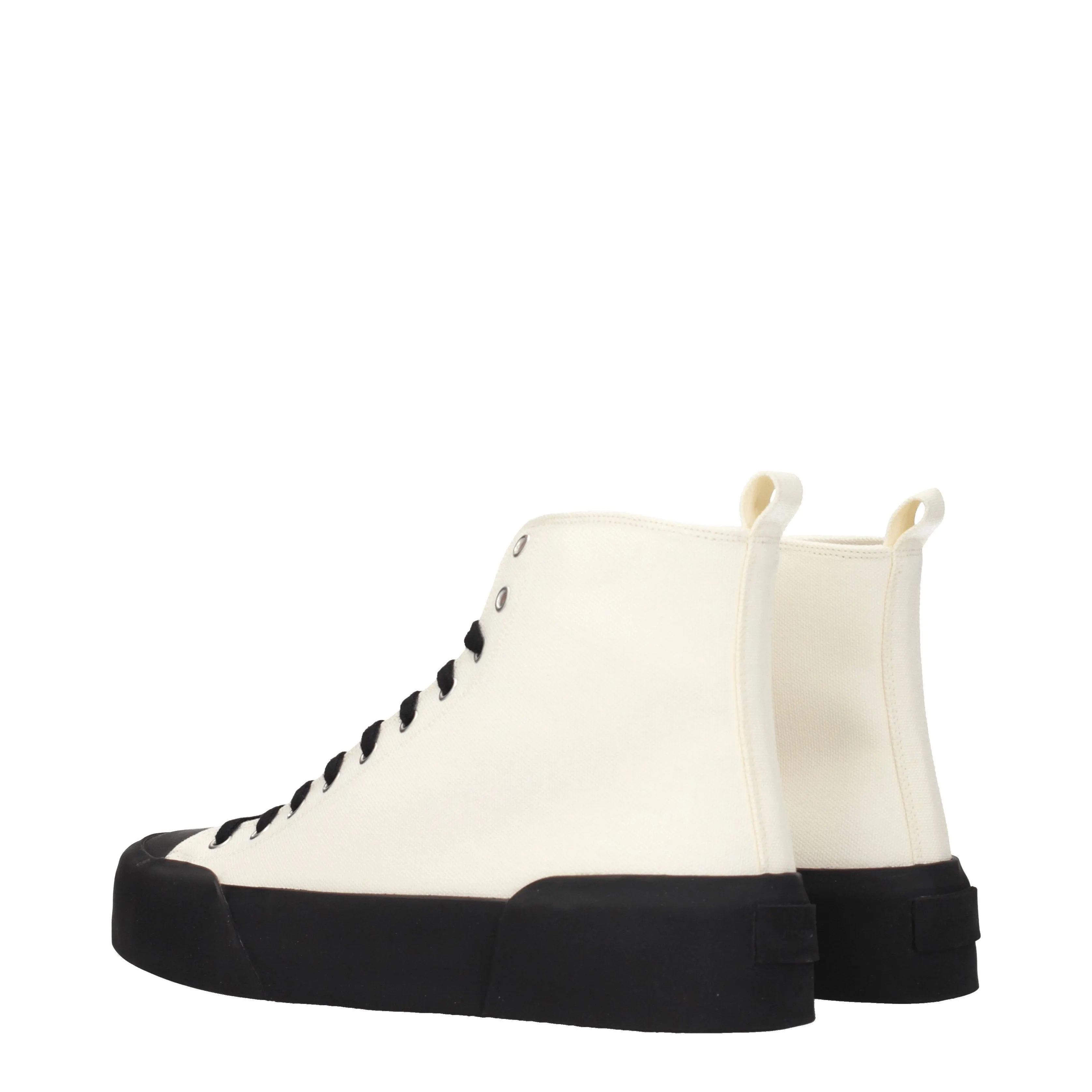 Jil Sander Sneakers Uomo Tessuto Beige/Nero