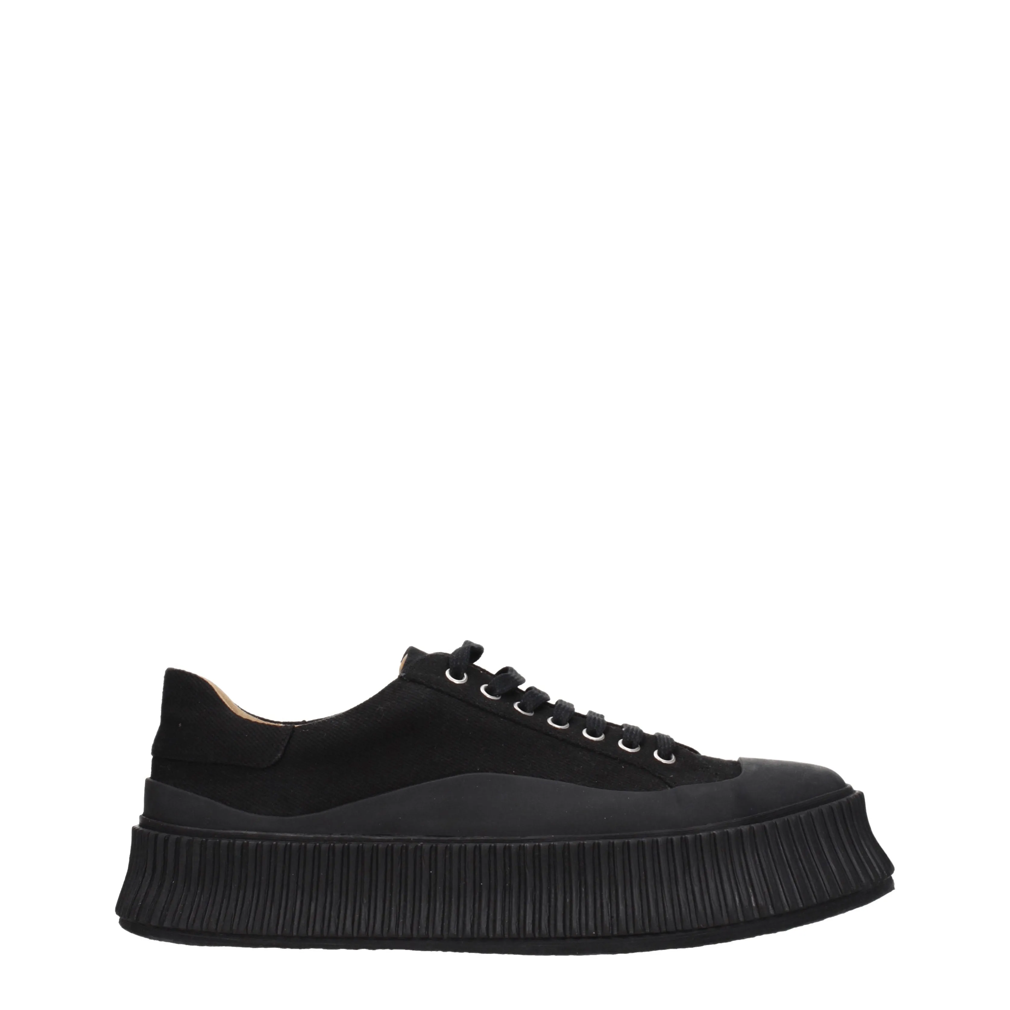 Jil Sander Sneakers Uomo Tessuto Nero