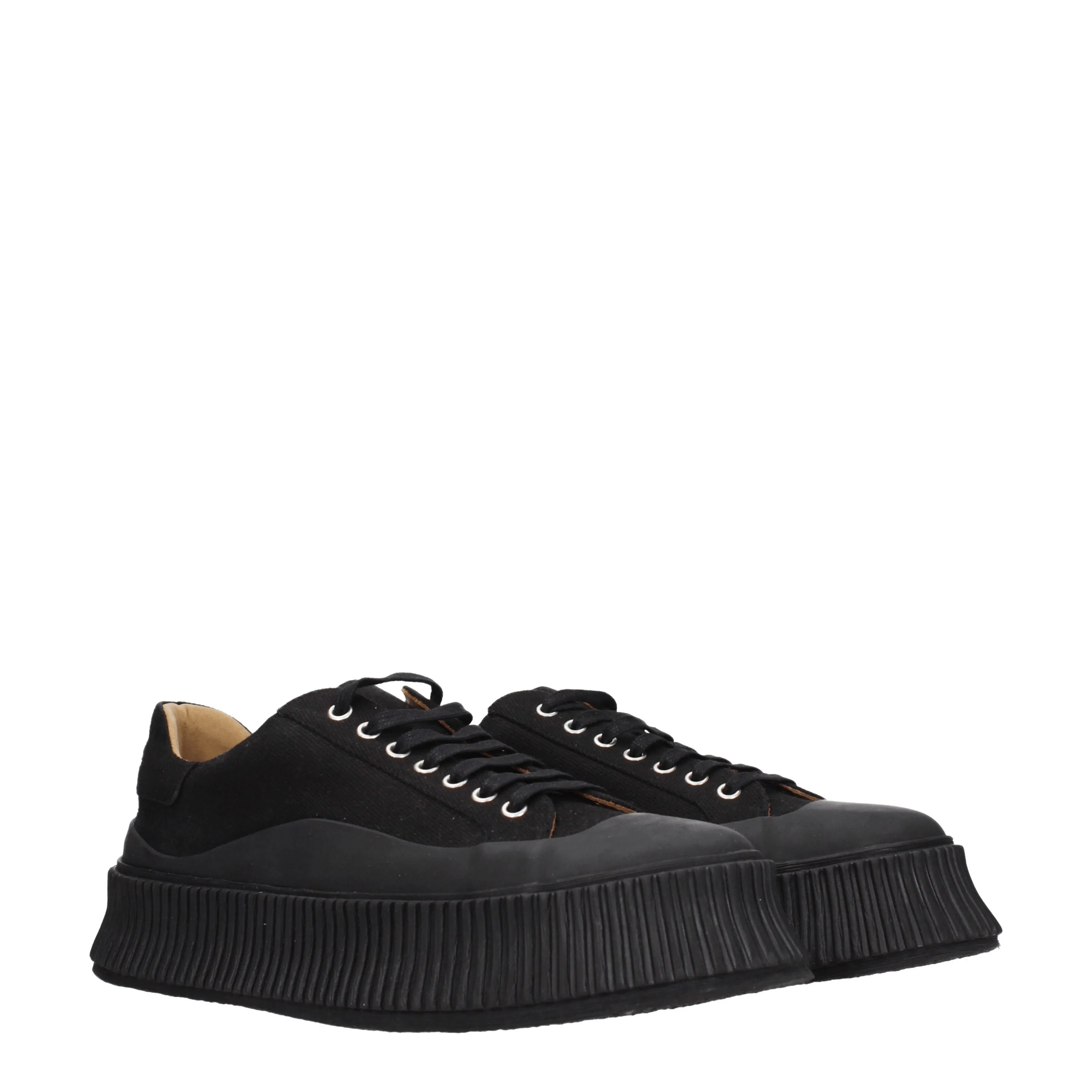 Jil Sander Sneakers Uomo Tessuto Nero