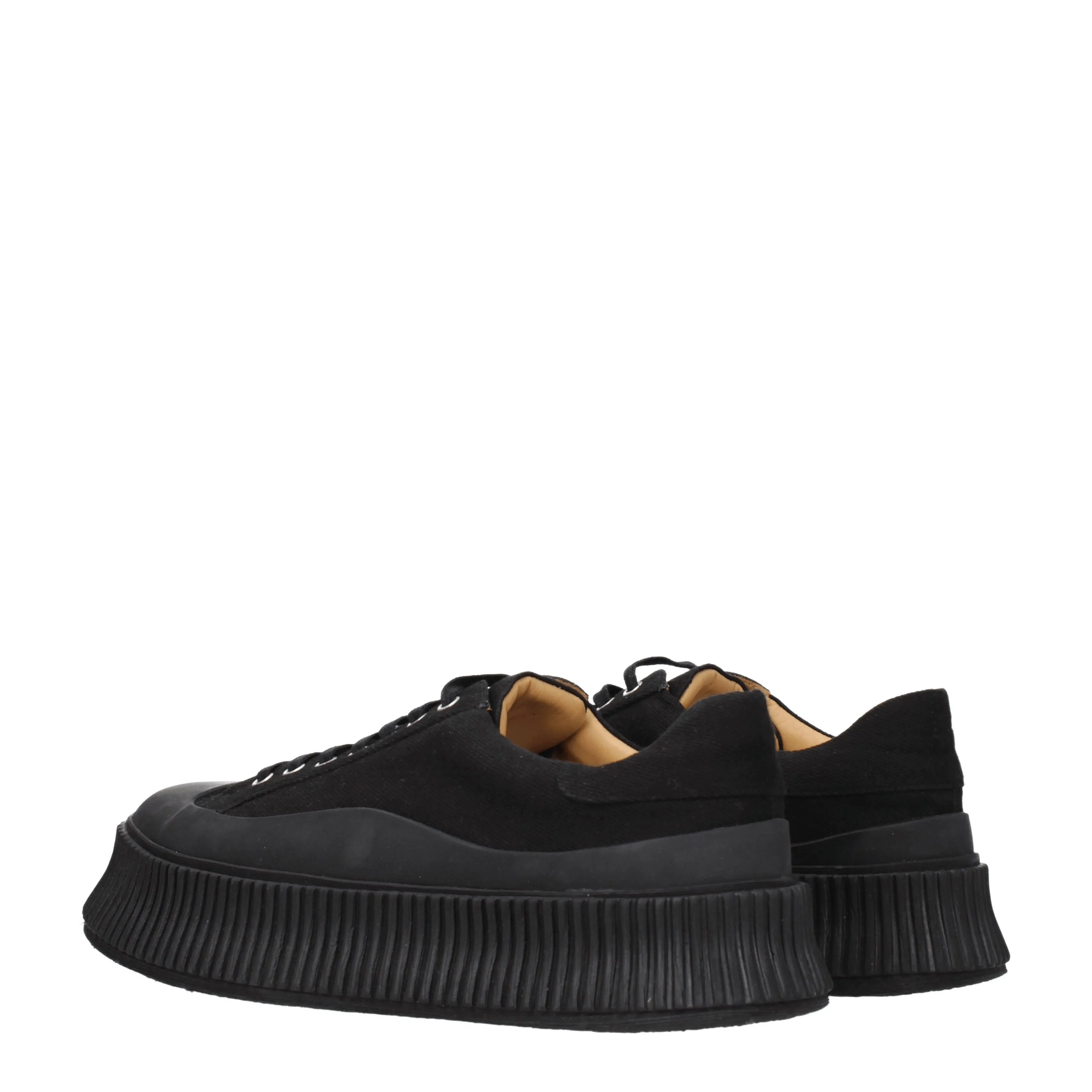 Jil Sander Sneakers Uomo Tessuto Nero