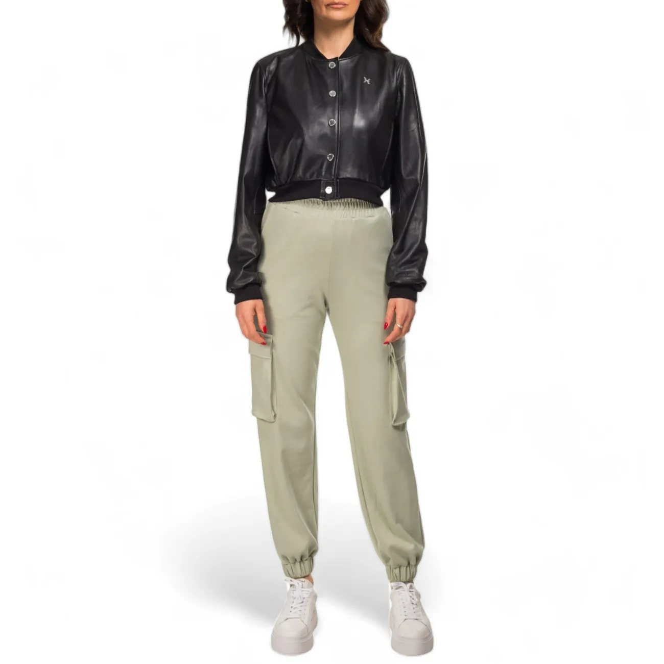 John Richmond bomber pelle corto