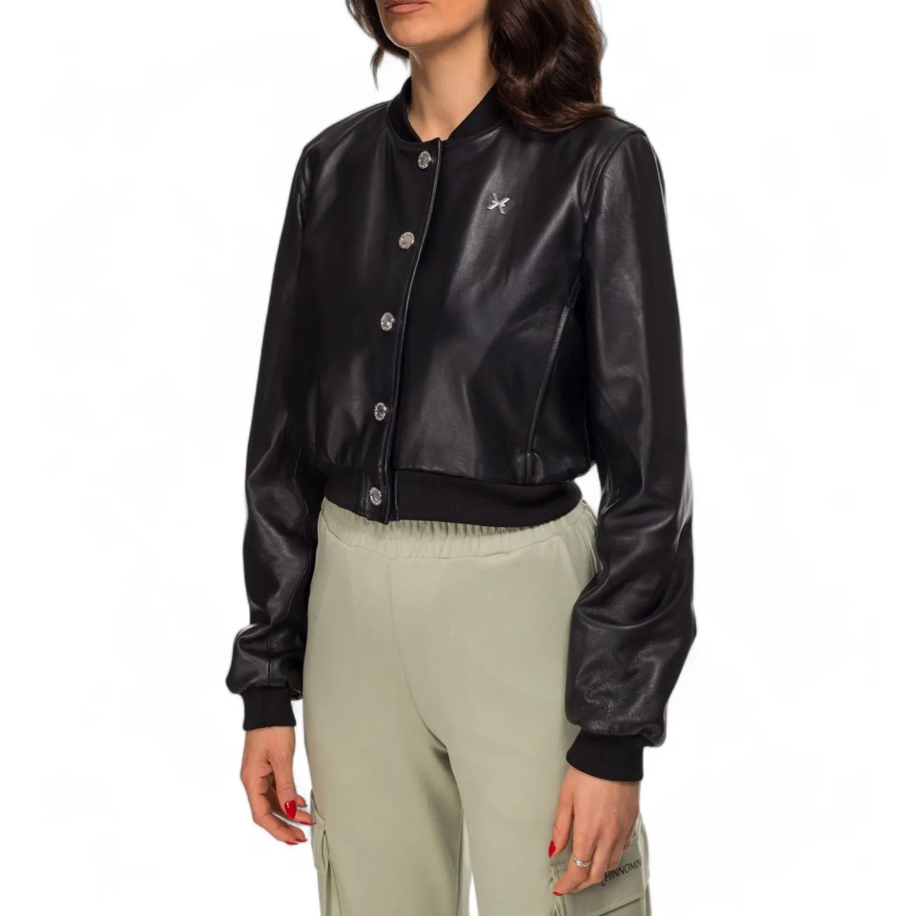 John Richmond bomber pelle corto