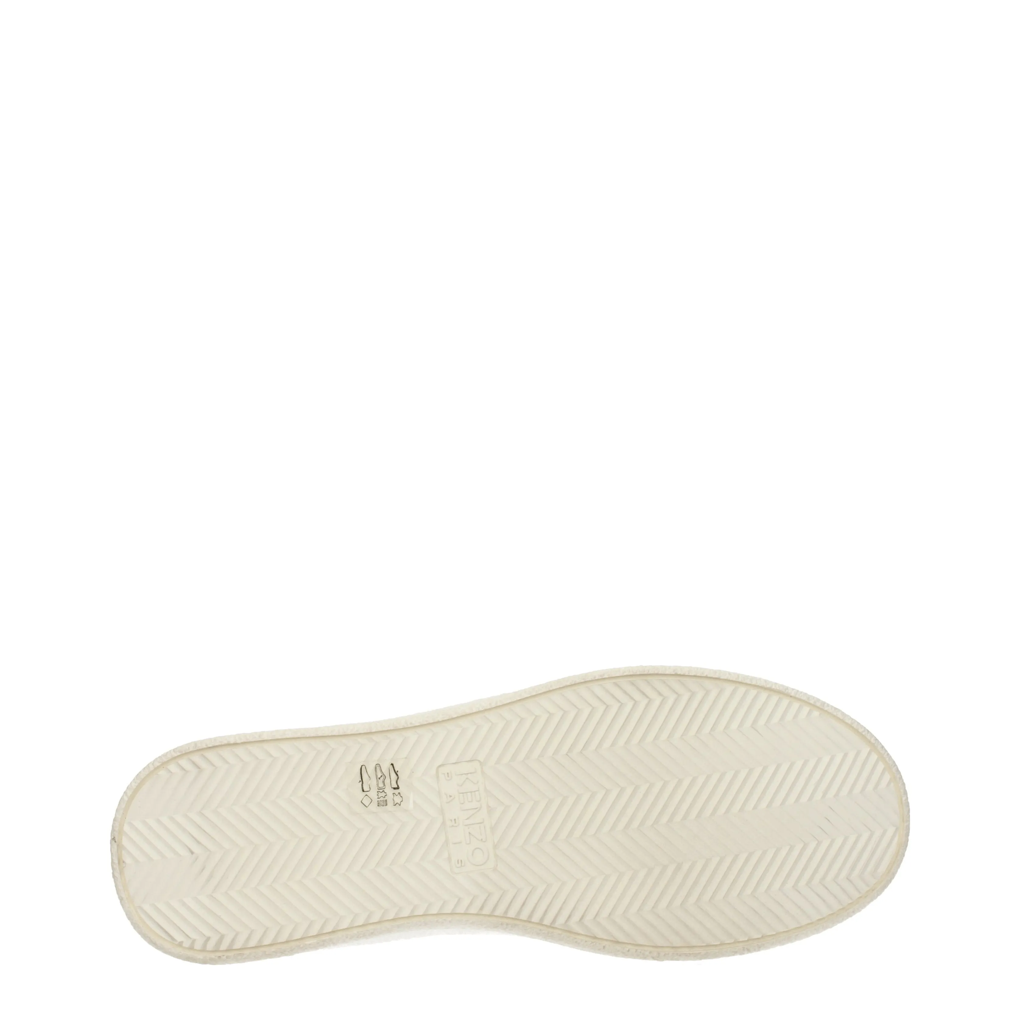 Kenzo Sneakers Uomo Pelle Bianco/Blu