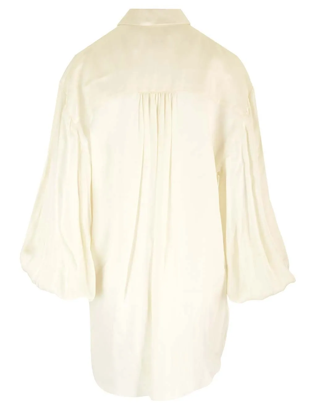   Khaite  Camicia lunga in satin  
